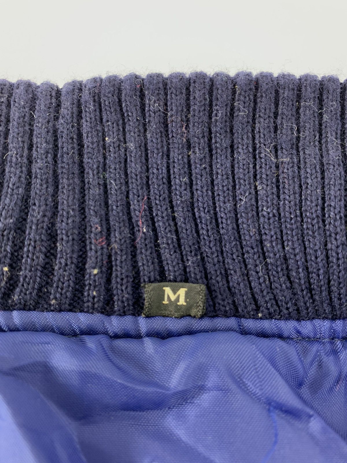 Vintage Hype 90s Simple Japanese Brand Varsity Jacket Wool Sleeve Size US M / EU 48-50 / 2 - 4 Thumbnail