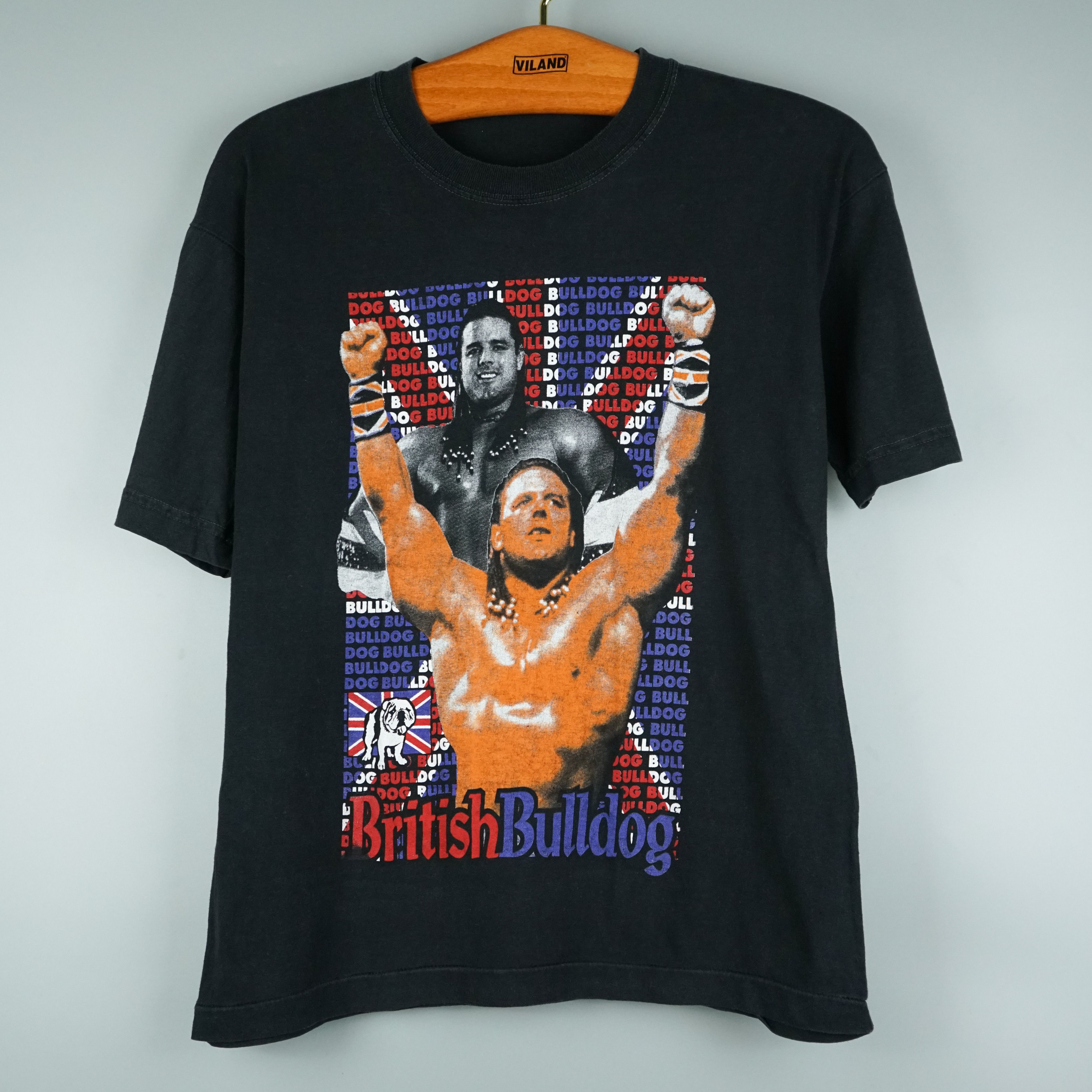 Vintage × WWF 1990s British Bulldog David Smith t shirt Size US S / EU 44-46 / 1 - 1 Thumbnail