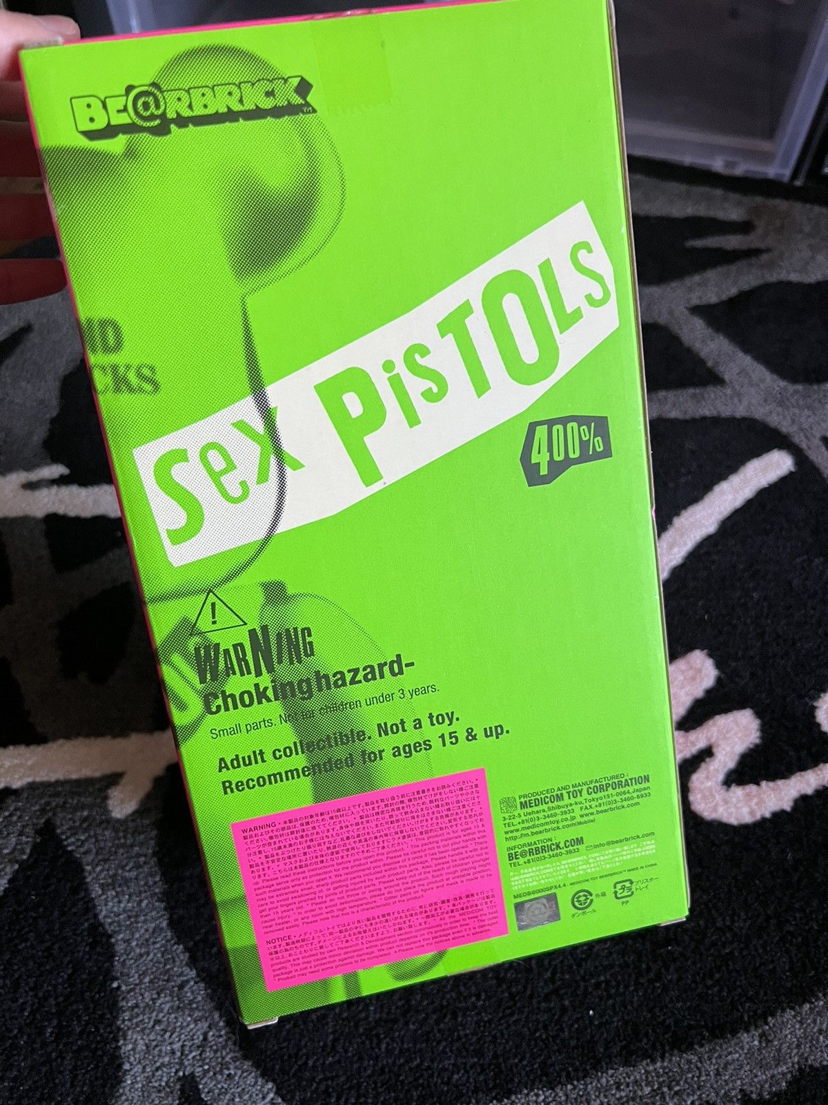 Medicom Toy 2007 bearbrick Sex Pistols never mind the bollocks 400% Size ONE SIZE - 3 Thumbnail