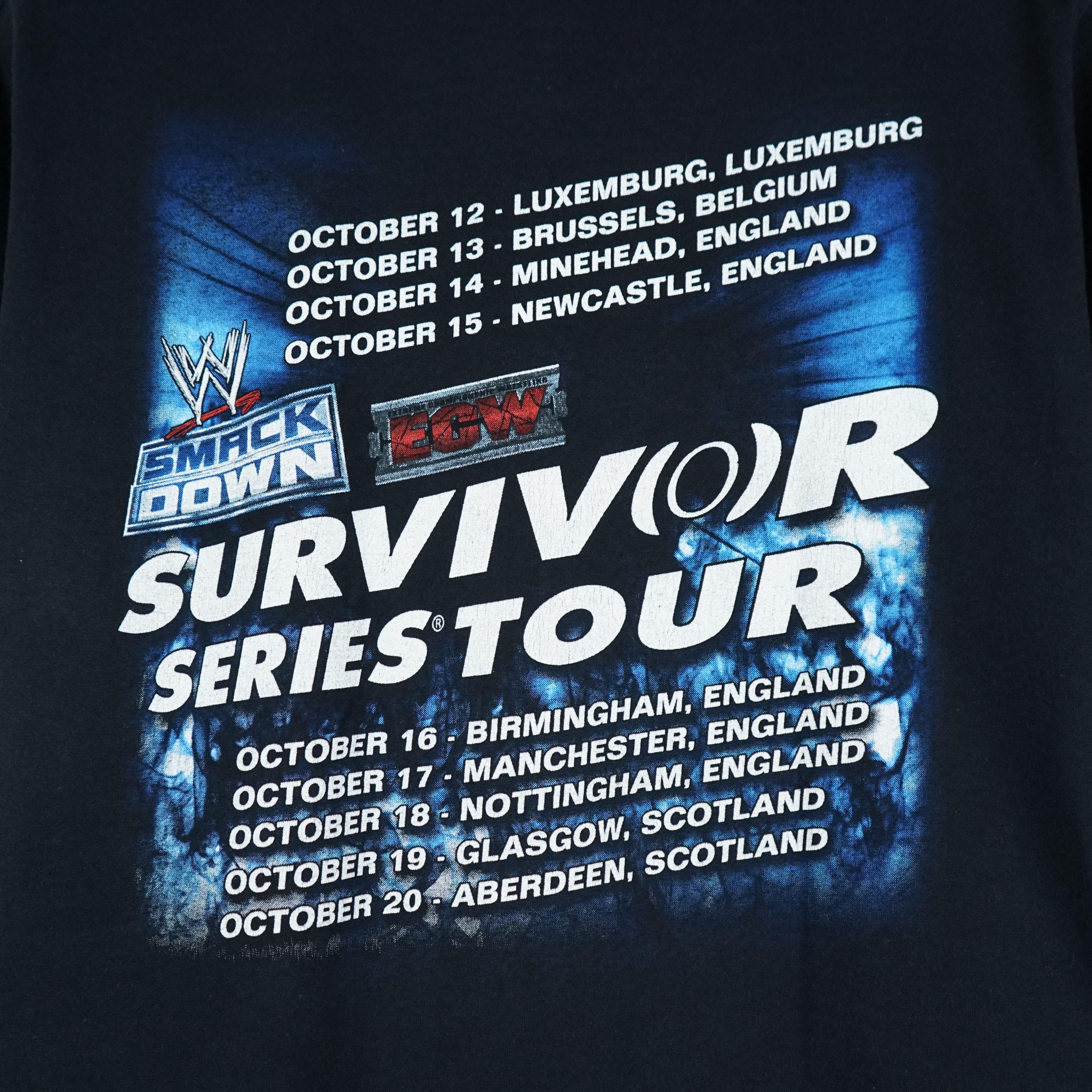 Vintage × WWE 2007 WWE Survivor Series Tour Size US S / EU 44-46 / 1 - 5 Thumbnail