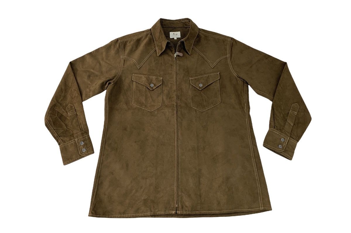 Alexander Julian Rare Design Trucker Cowboy Zipper Shirt Alexander Julian Size US L / EU 52-54 / 3 - 1 Thumbnail