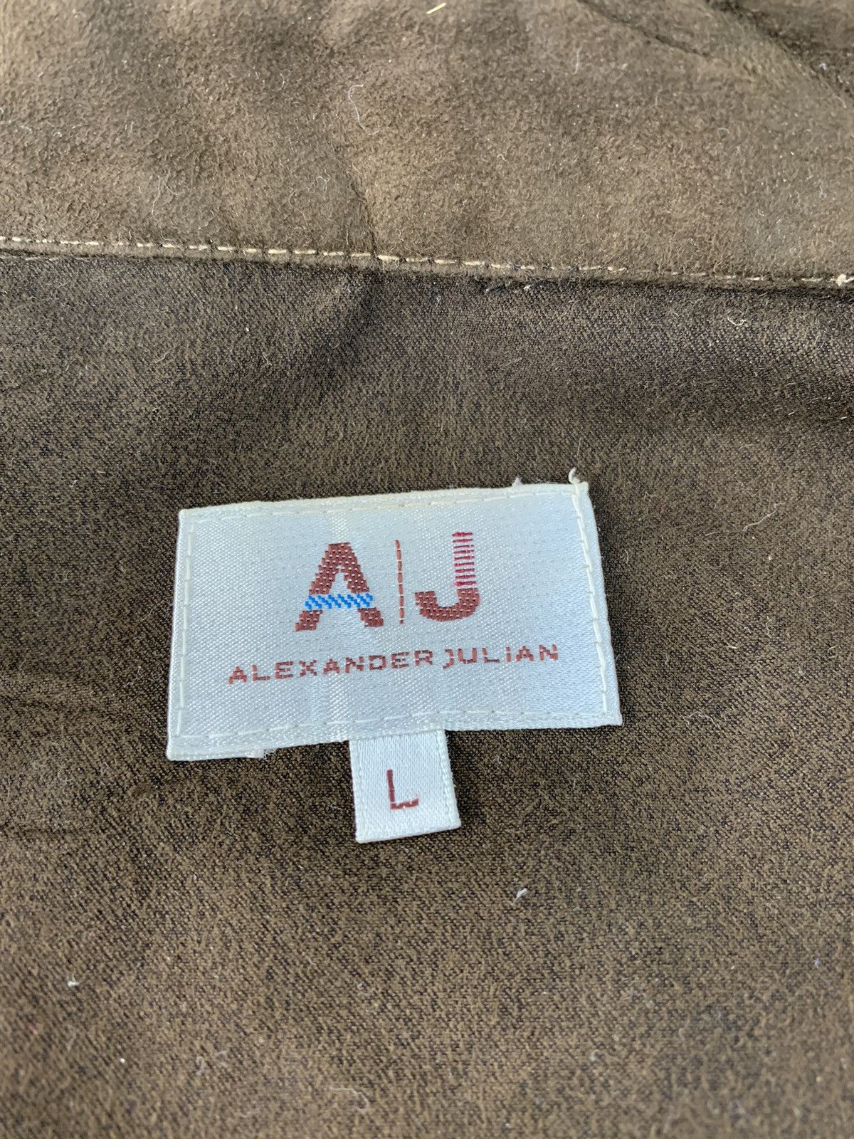 Alexander Julian Rare Design Trucker Cowboy Zipper Shirt Alexander Julian Size US L / EU 52-54 / 3 - 7 Thumbnail