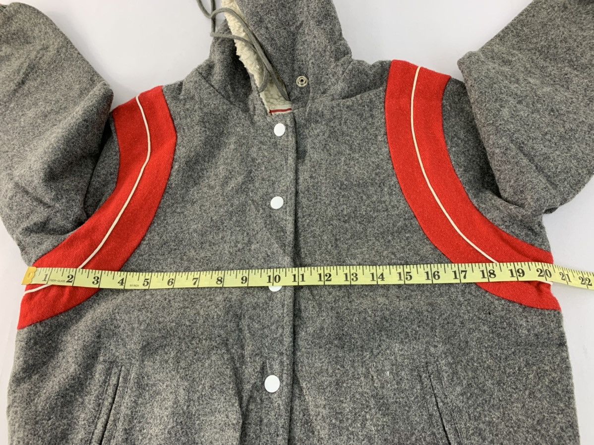 Vintage Hype 90s Mic Yankee Varsity Hoodies Jacket Sherpa Inner Size M / US 6-8 / IT 42-44 - 9 Thumbnail