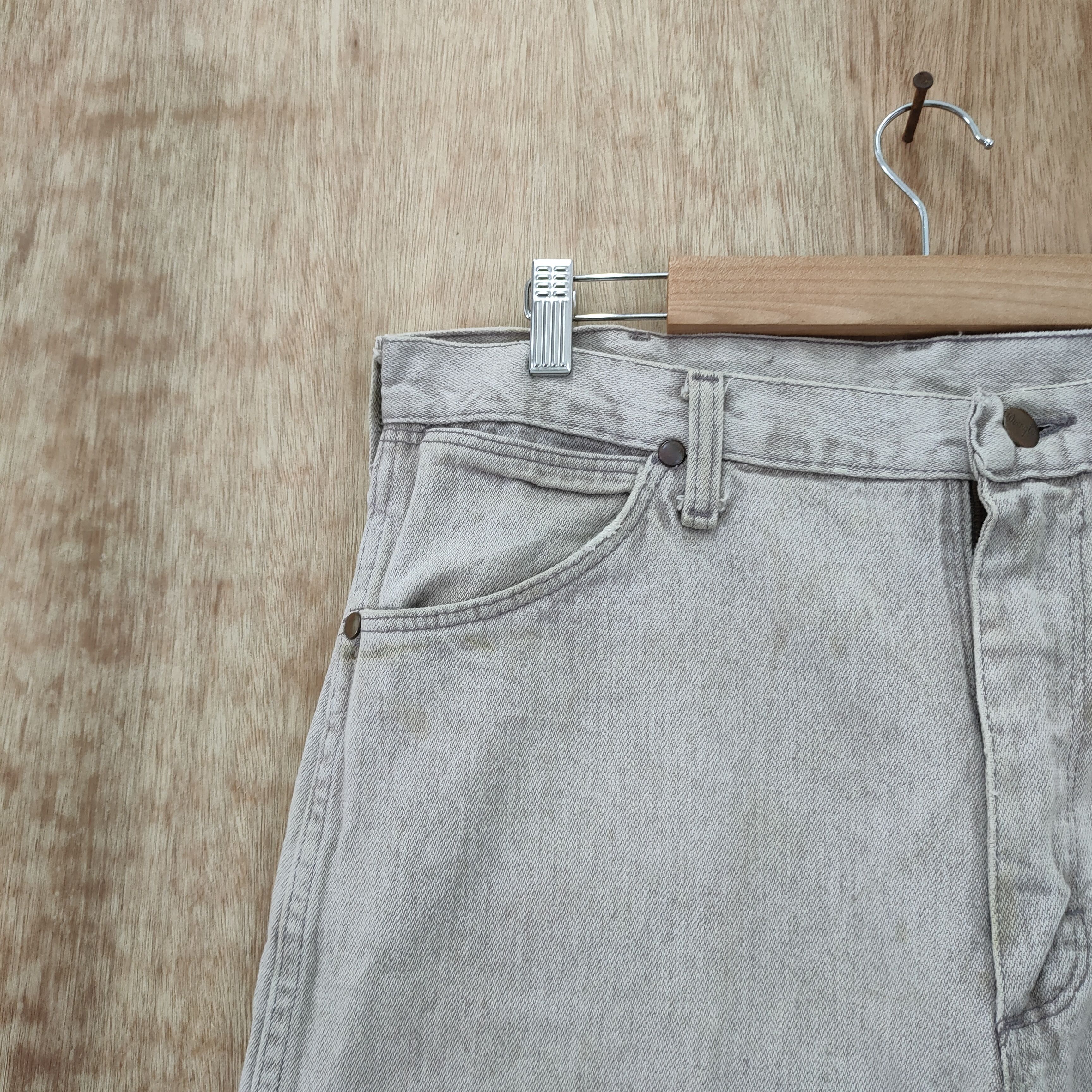 Wrangler WRANGLER USA FADED LIGHT GRAY JEANS PANTS Size US 34 / EU 50 - 13 Thumbnail