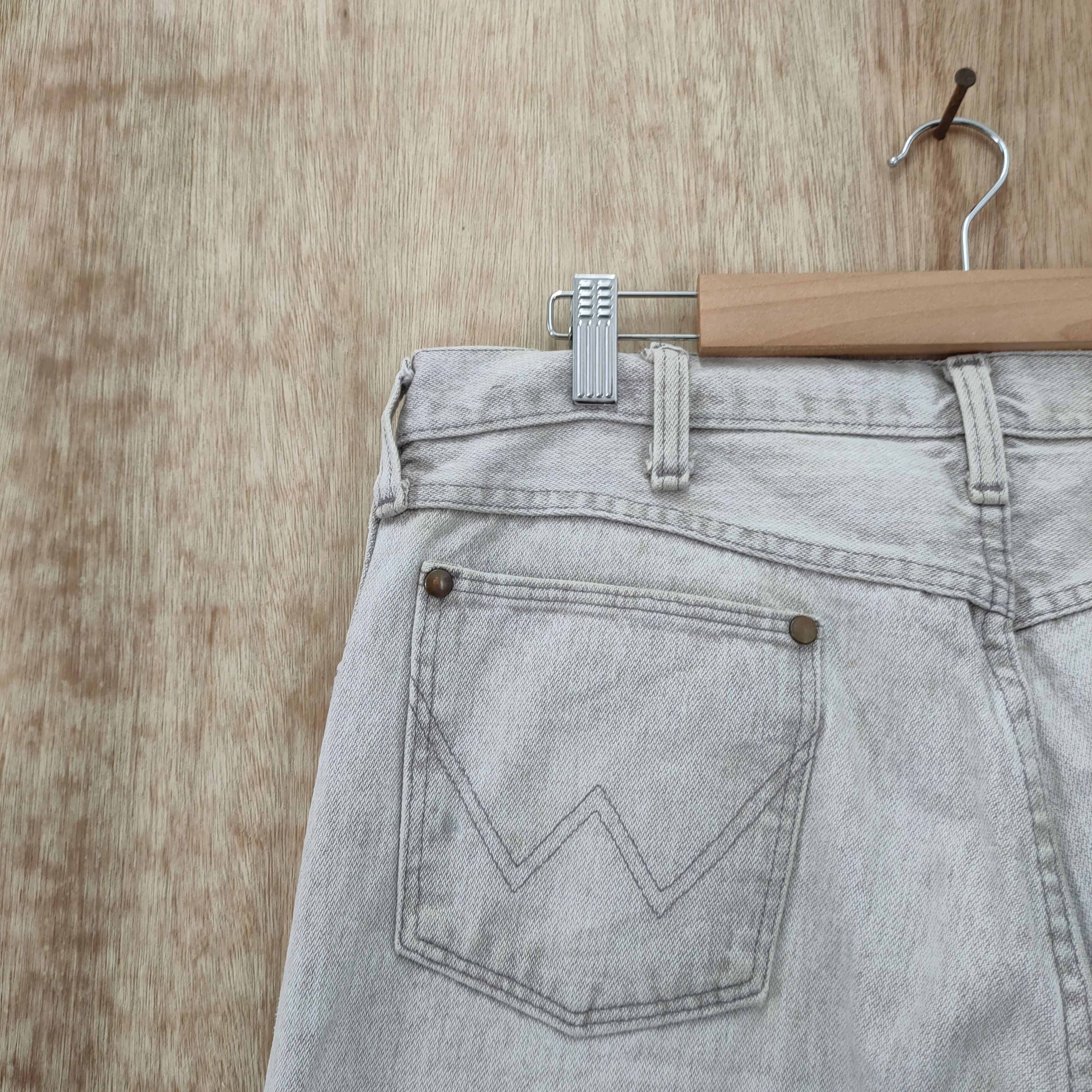 Wrangler WRANGLER USA FADED LIGHT GRAY JEANS PANTS Size US 34 / EU 50 - 10 Thumbnail