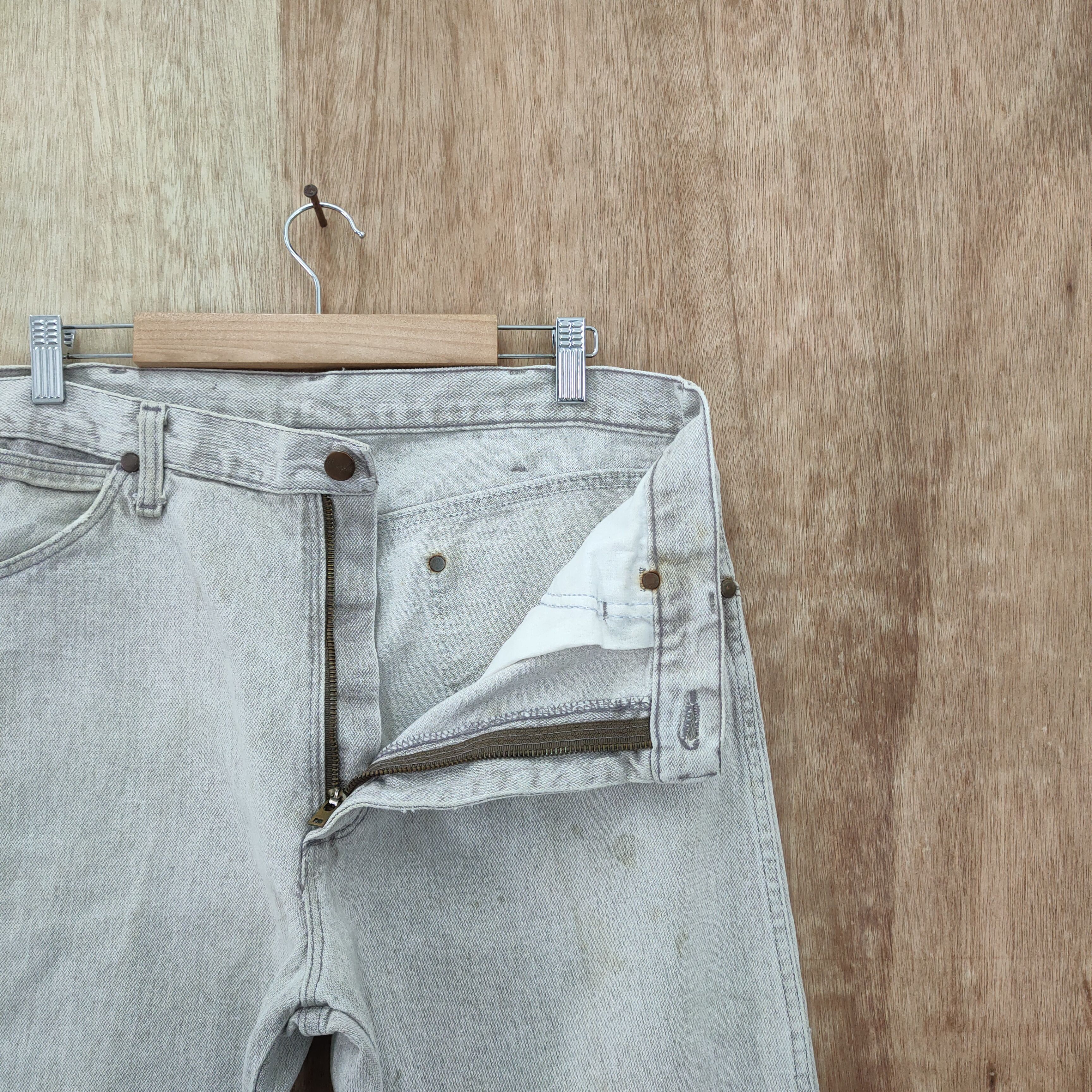Wrangler WRANGLER USA FADED LIGHT GRAY JEANS PANTS Size US 34 / EU 50 - 3 Thumbnail