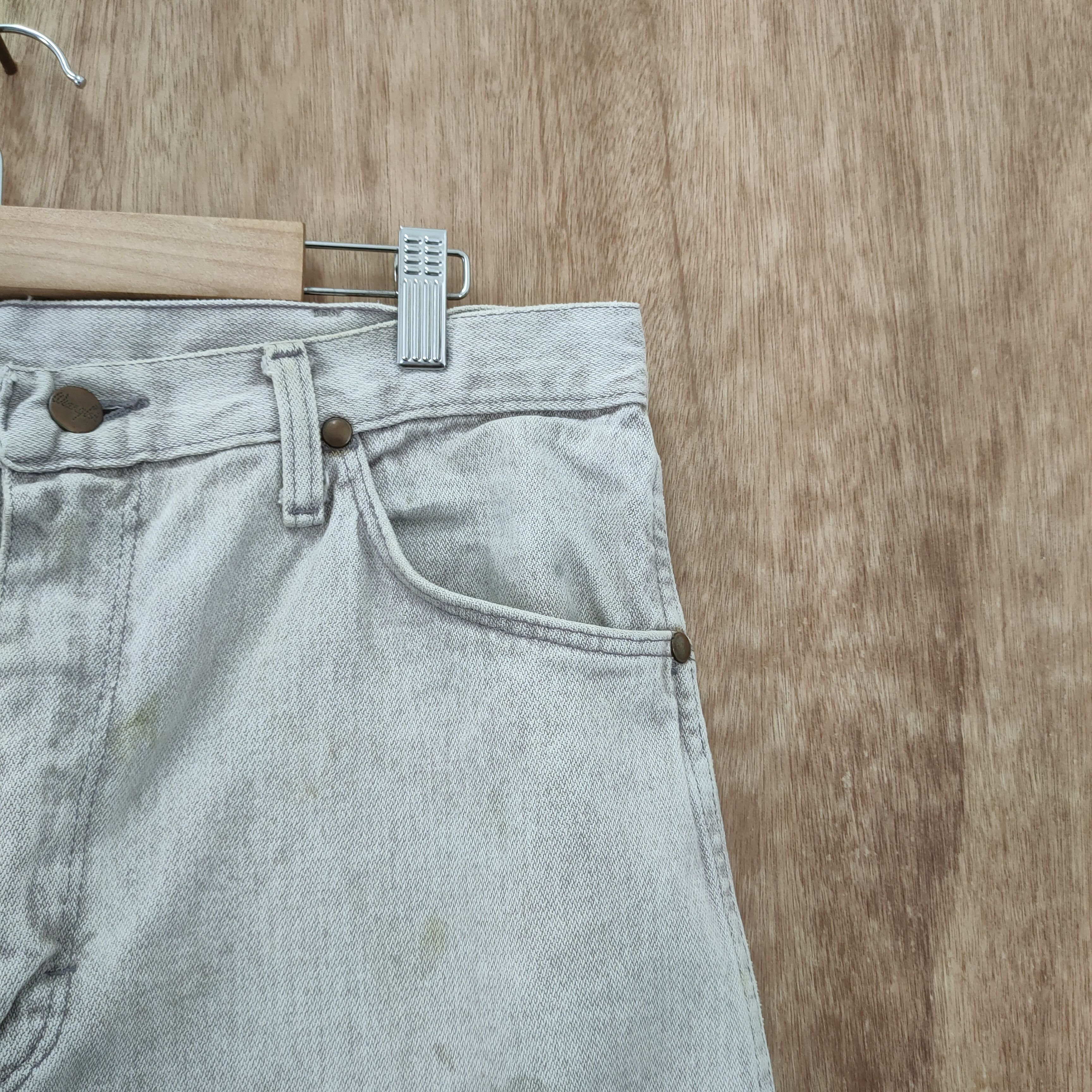 Wrangler WRANGLER USA FADED LIGHT GRAY JEANS PANTS Size US 34 / EU 50 - 12 Thumbnail
