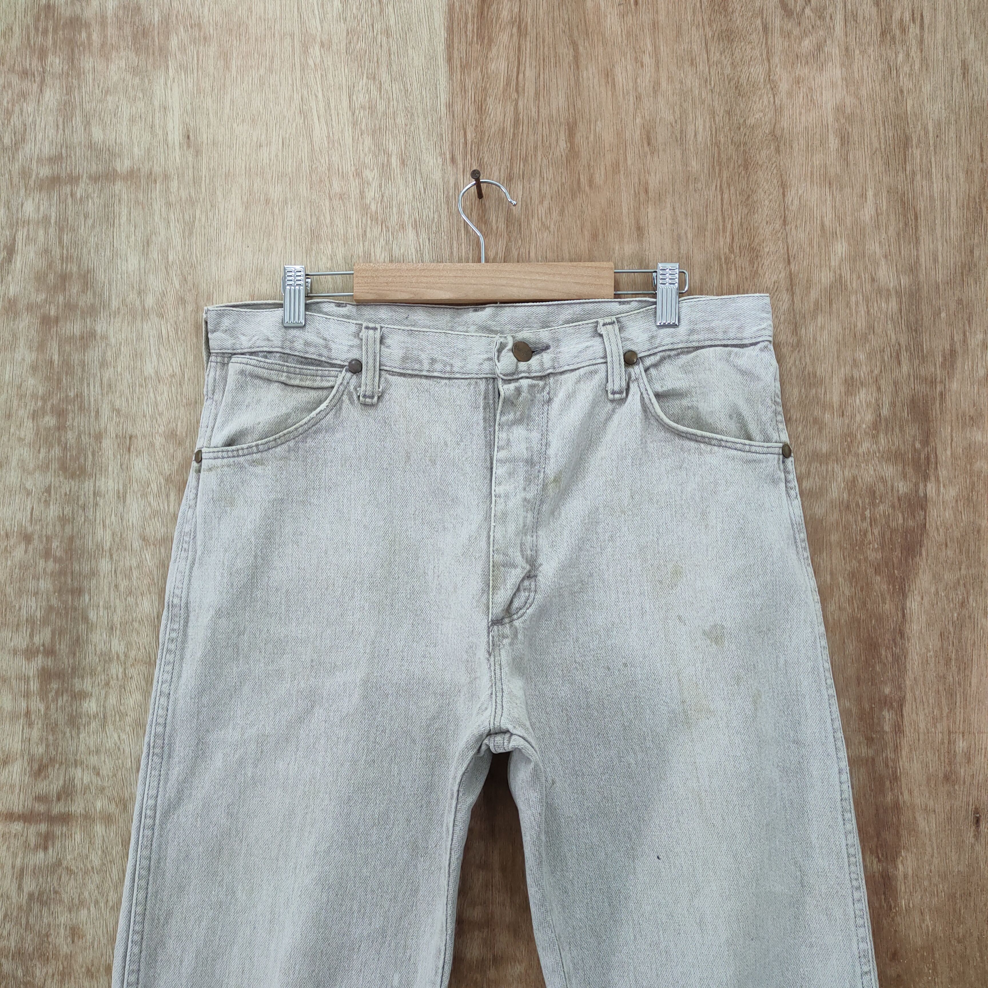 Wrangler WRANGLER USA FADED LIGHT GRAY JEANS PANTS Size US 34 / EU 50 - 5 Thumbnail