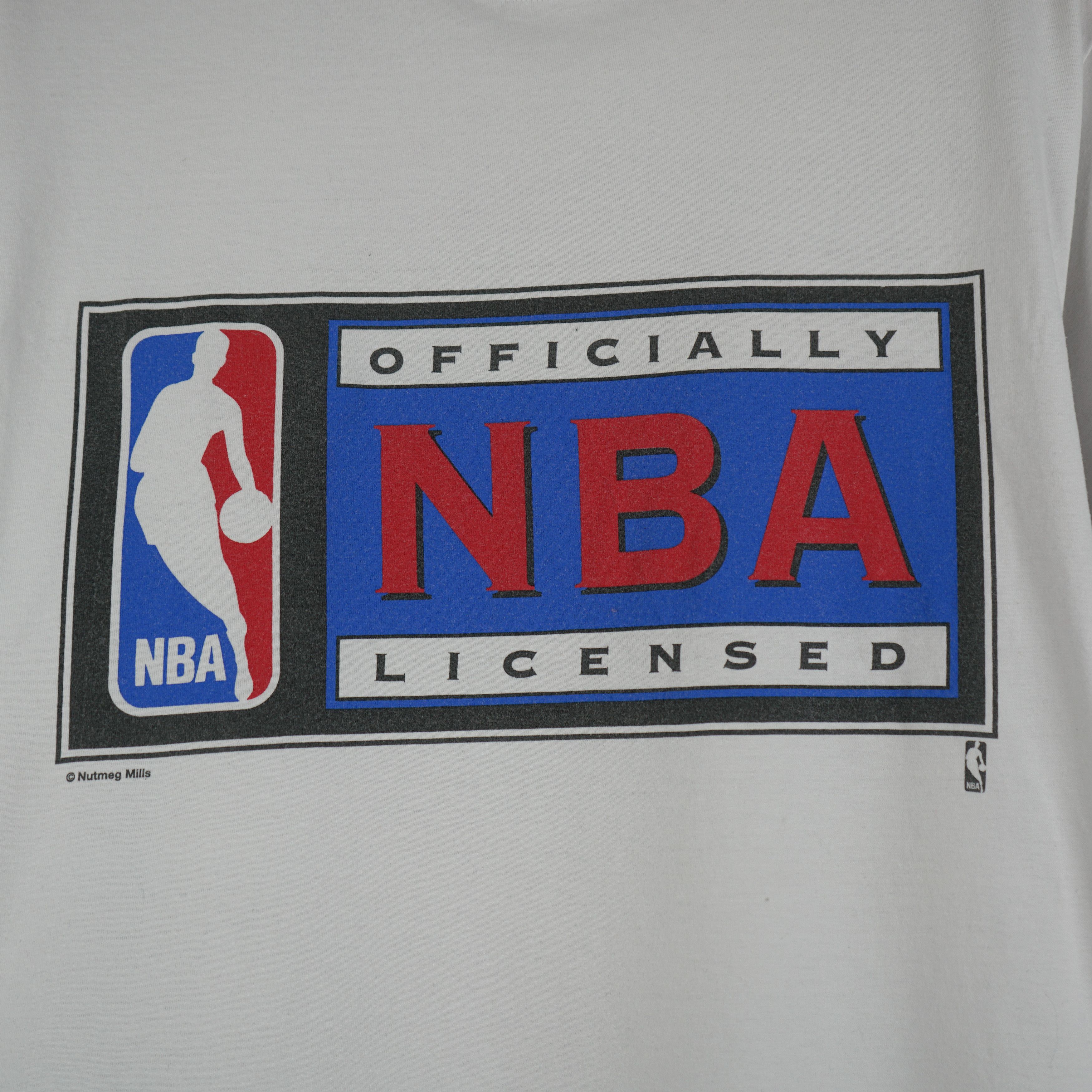 NBA × Nutmeg × Vintage 1990s NBA LOGO t-shirt Size US M / EU 48-50 / 2 - 2 Thumbnail