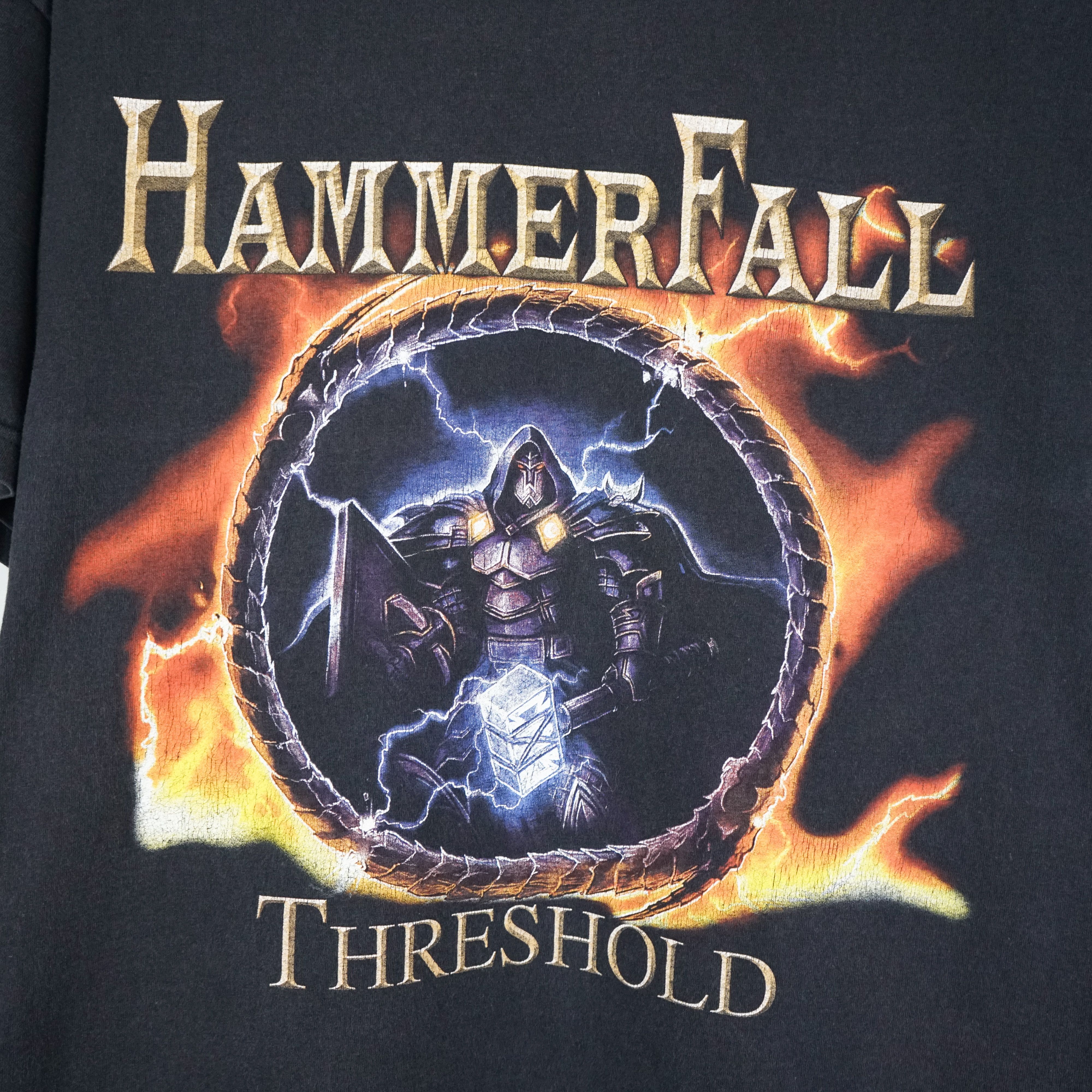 Band Tees × Vintage Vintage hammerfall t shirt 2006 tour threshold Size US M / EU 48-50 / 2 - 2 Thumbnail