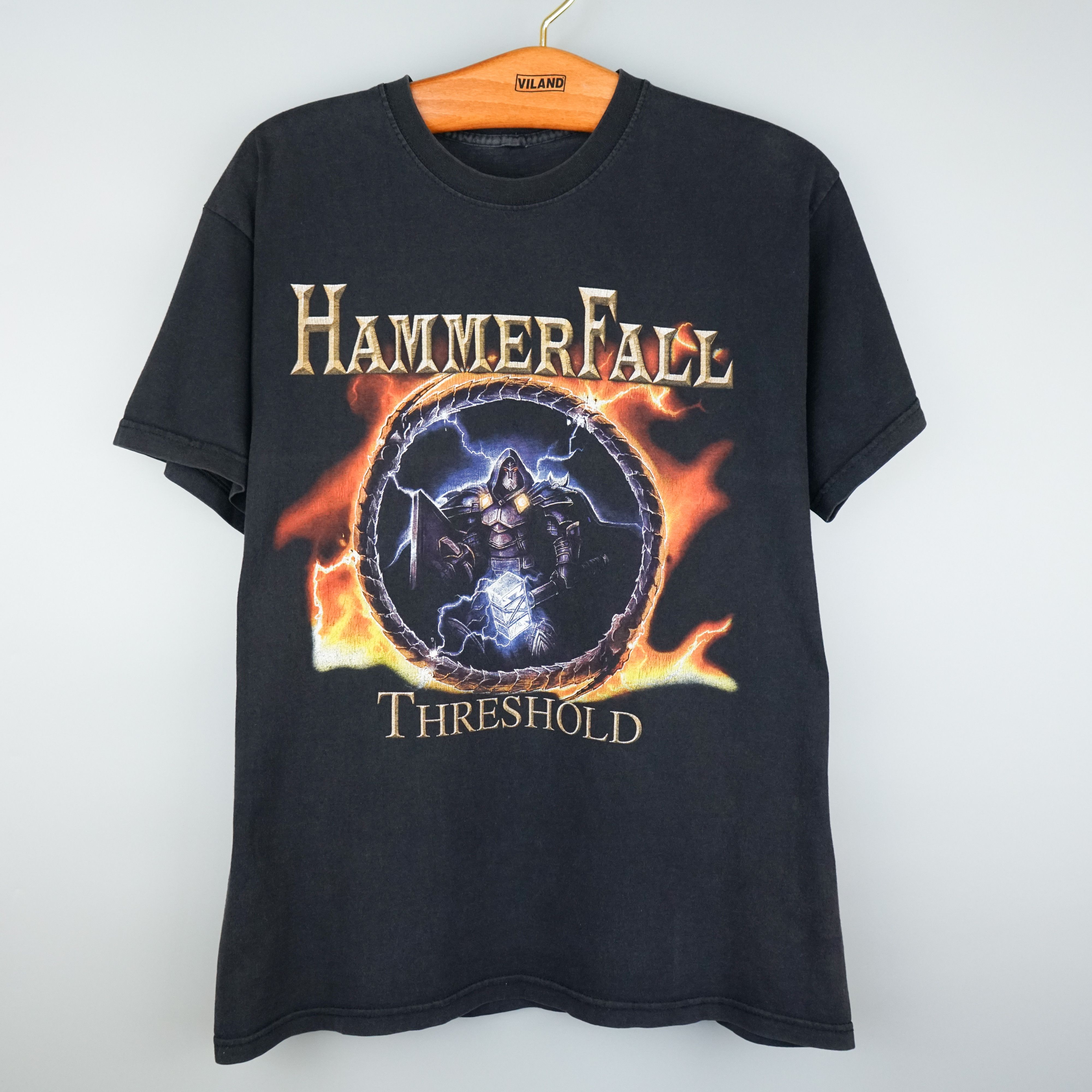 Band Tees × Vintage Vintage hammerfall t shirt 2006 tour threshold Size US M / EU 48-50 / 2 - 1 Thumbnail