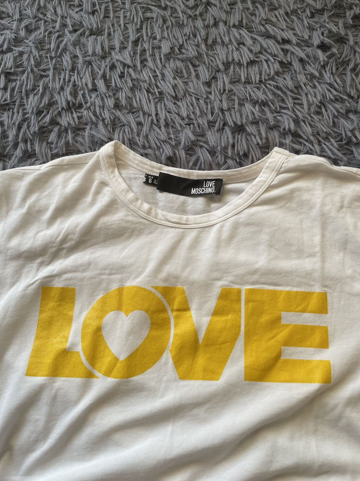 Love Moschino × Moschino Moschino love + hate graphic t-shirt Size M / US 6-8 / IT 42-44 - 3 Thumbnail