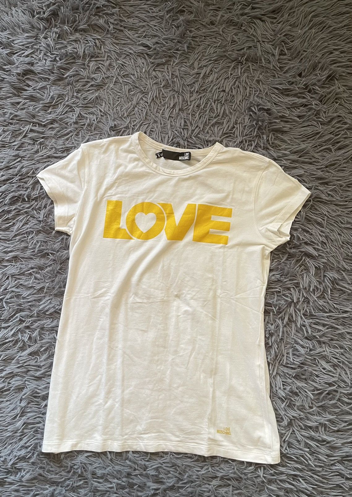 Love Moschino × Moschino Moschino love + hate graphic t-shirt Size M / US 6-8 / IT 42-44 - 1 Thumbnail