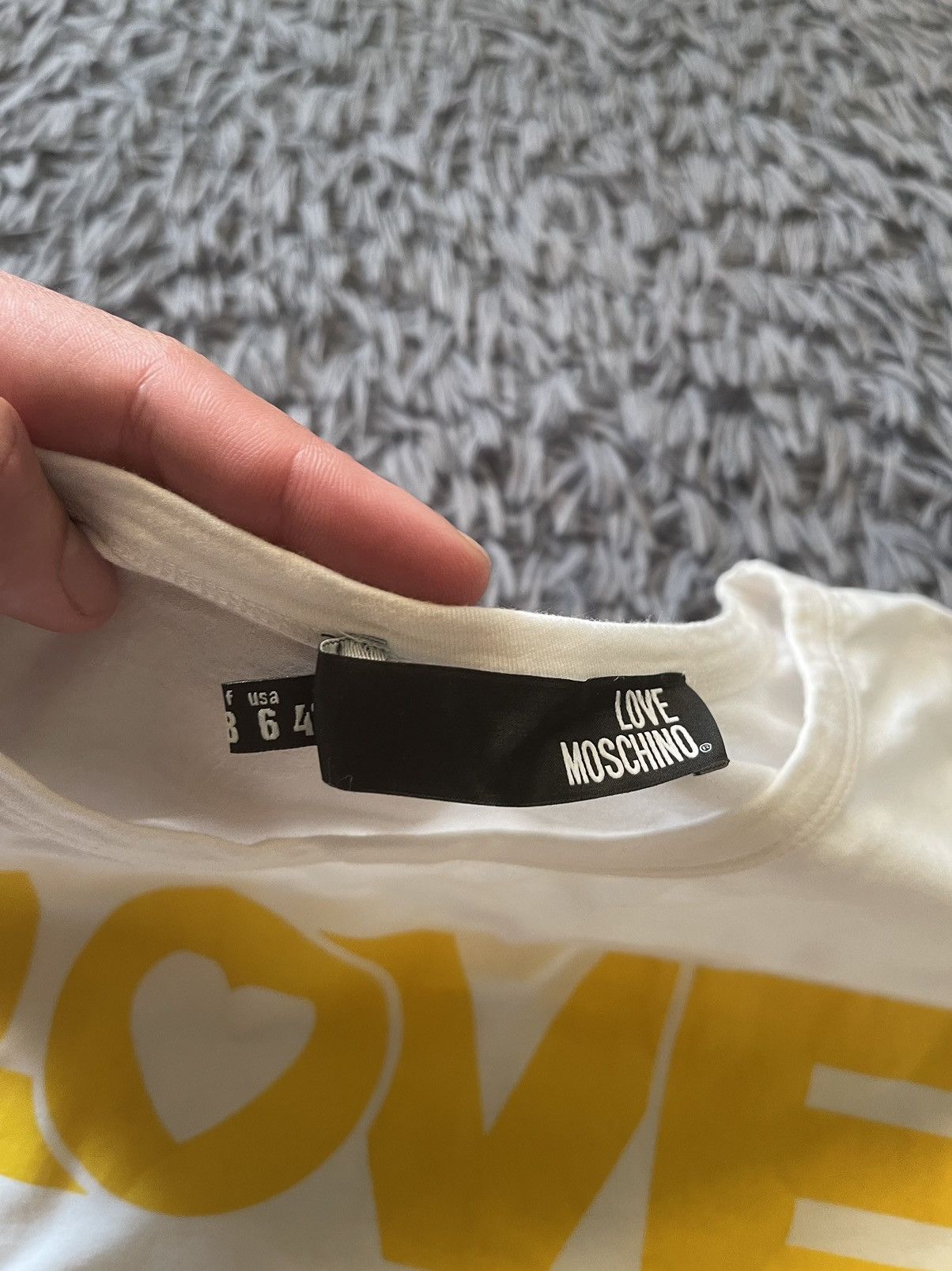 Love Moschino × Moschino Moschino love + hate graphic t-shirt Size M / US 6-8 / IT 42-44 - 4 Thumbnail