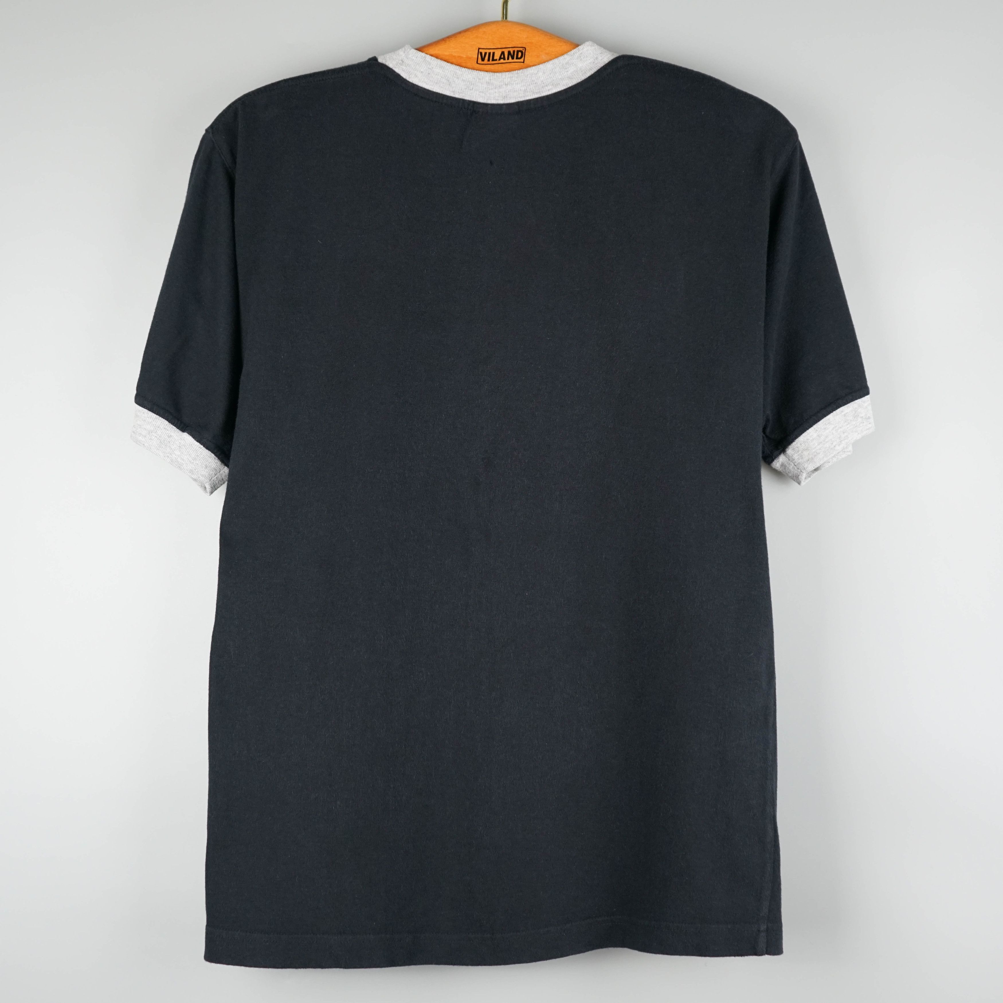 Nike × Vintage 1990s Nike Swoosh t-shirt Made in UK Size US M / EU 48-50 / 2 - 7 Thumbnail