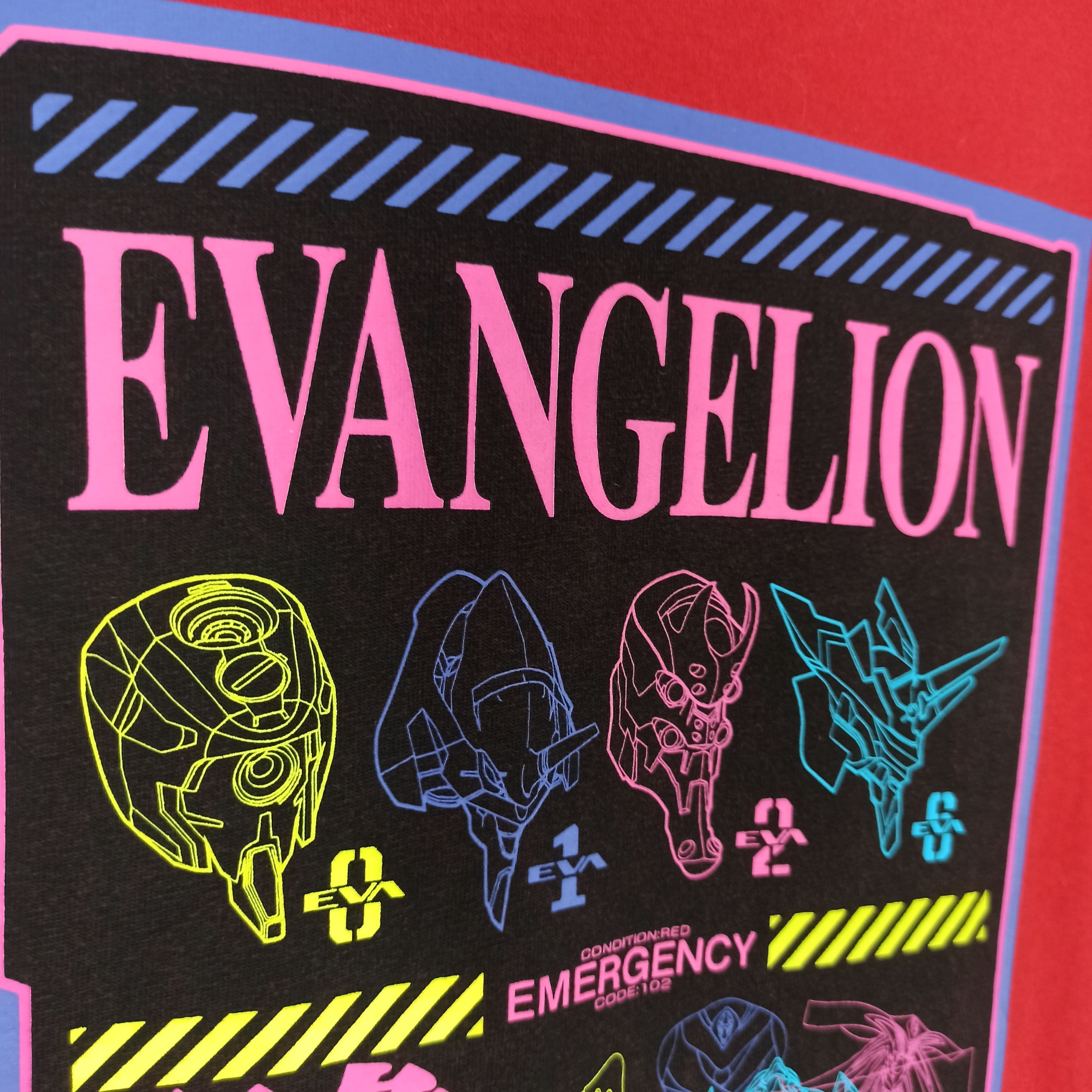 Anime 🔥STEALS🔥 Anime Neon Genesis Evangelion Tshirt Red Colour Size US M / EU 48-50 / 2 - 5 Thumbnail