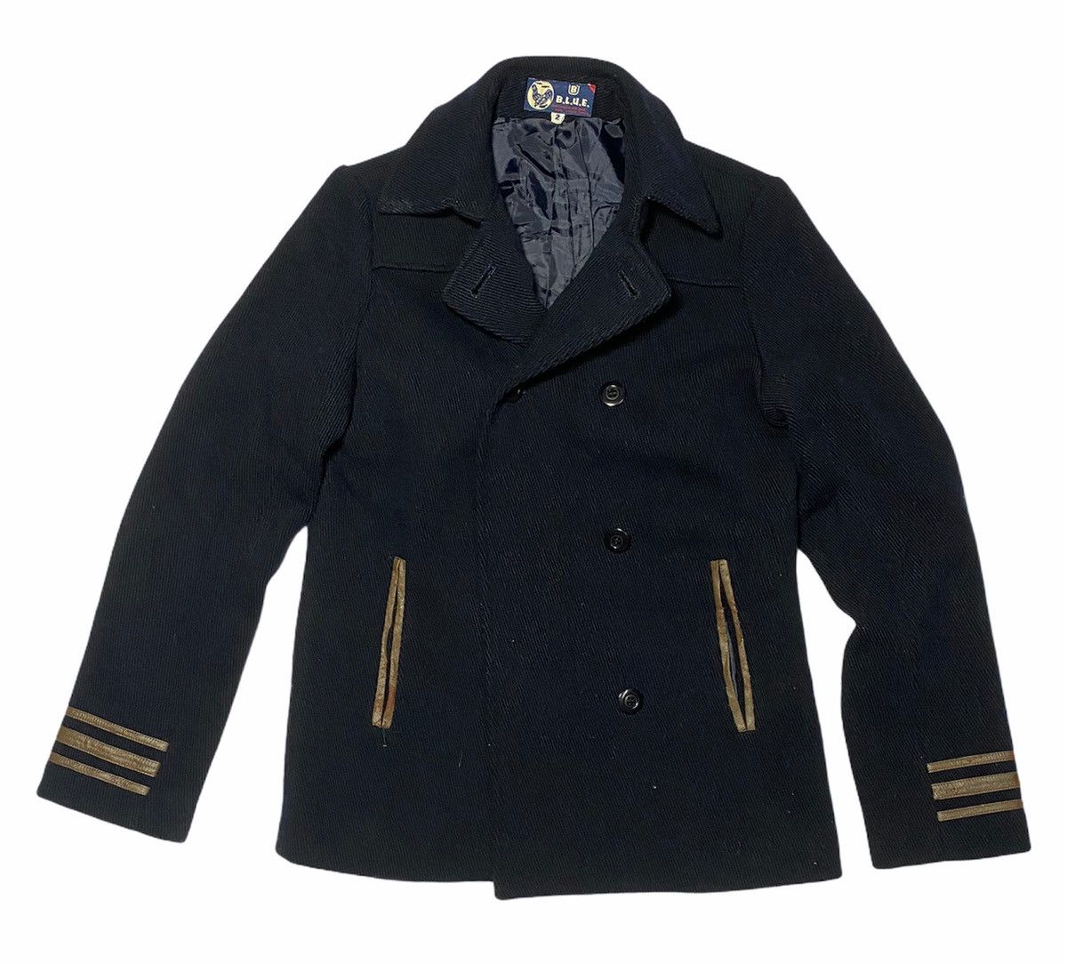 Blue Blue Japan Japan Blue Wool Peacoat Size US XS / EU 42 / 0 - 4 Thumbnail