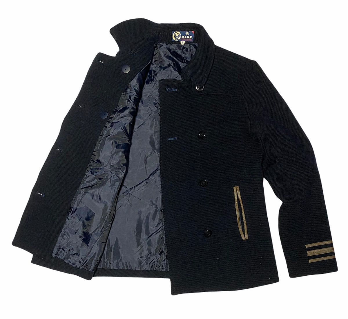 Blue Blue Japan Japan Blue Wool Peacoat Size US XS / EU 42 / 0 - 2 Thumbnail