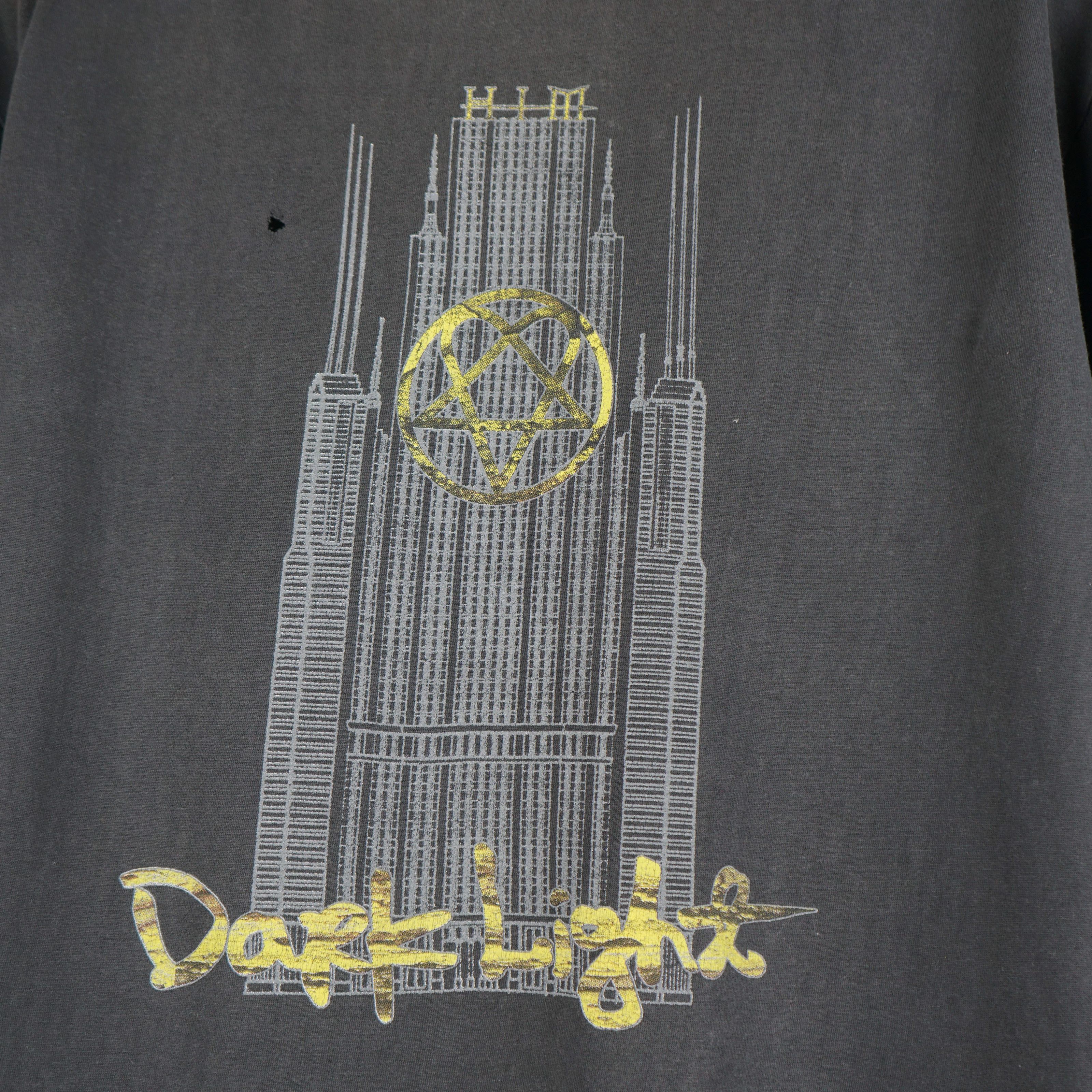 Band Tees × Vintage 2005 HIM band Dark Light t-shirt Size US M / EU 48-50 / 2 - 14 Thumbnail