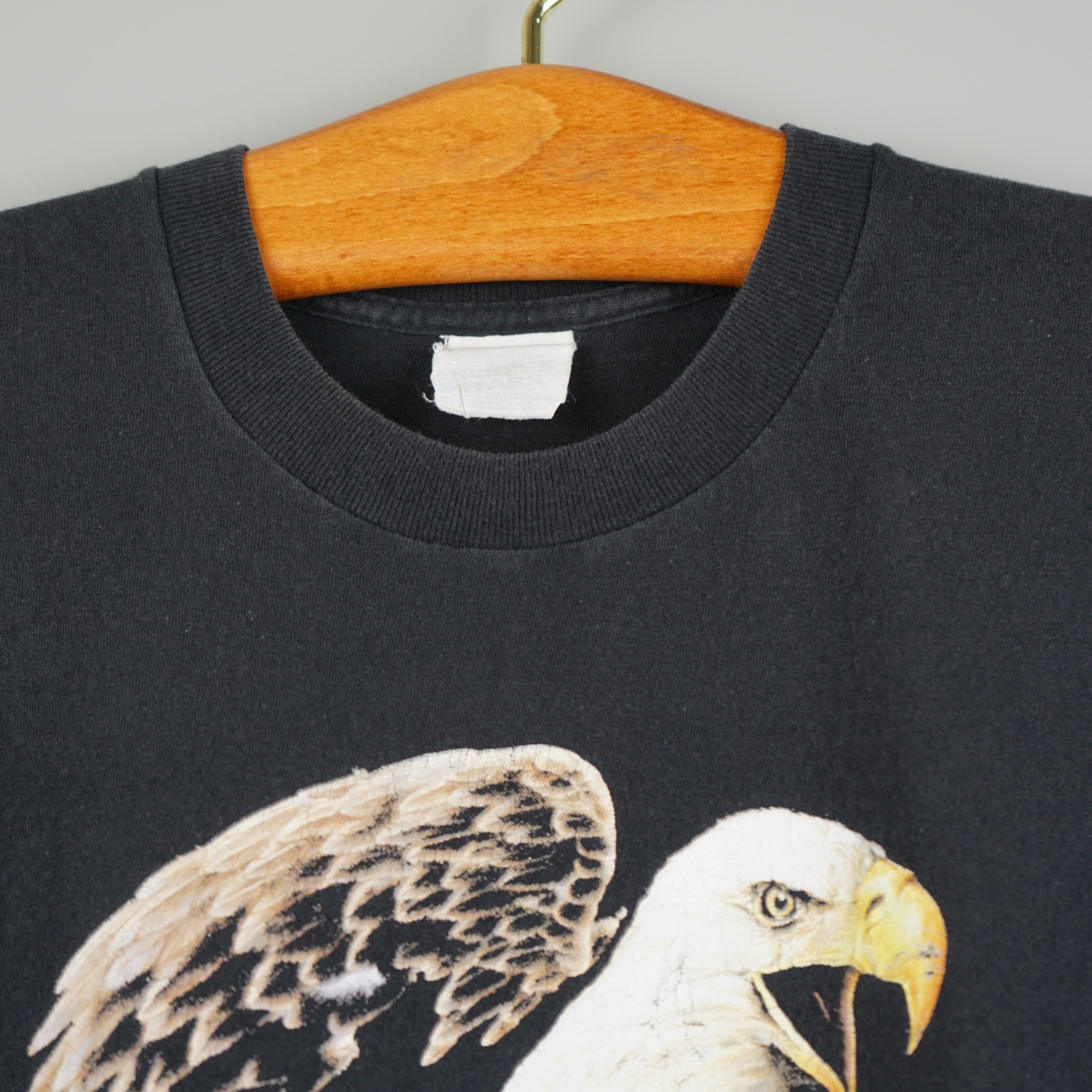 Harley Davidson × Vintage 1997 Eagle & Motorcycle t-shirt Fly like an Eagle Size US M / EU 48-50 / 2 - 4 Thumbnail