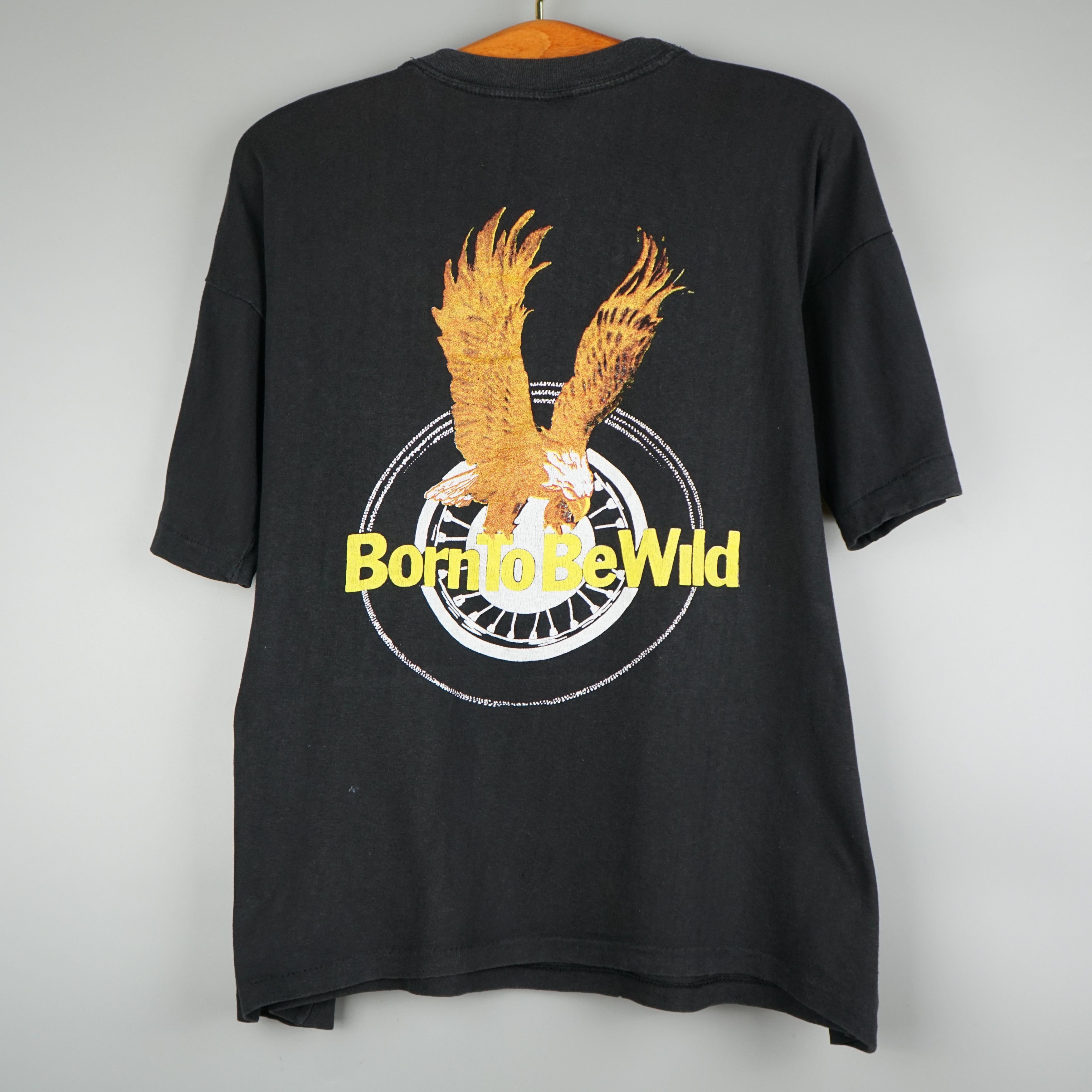 Harley Davidson × Vintage 1990s Harley-Davidson Born to be Wild t-shirt single stitch Size US M / EU 48-50 / 2 - 6 Thumbnail