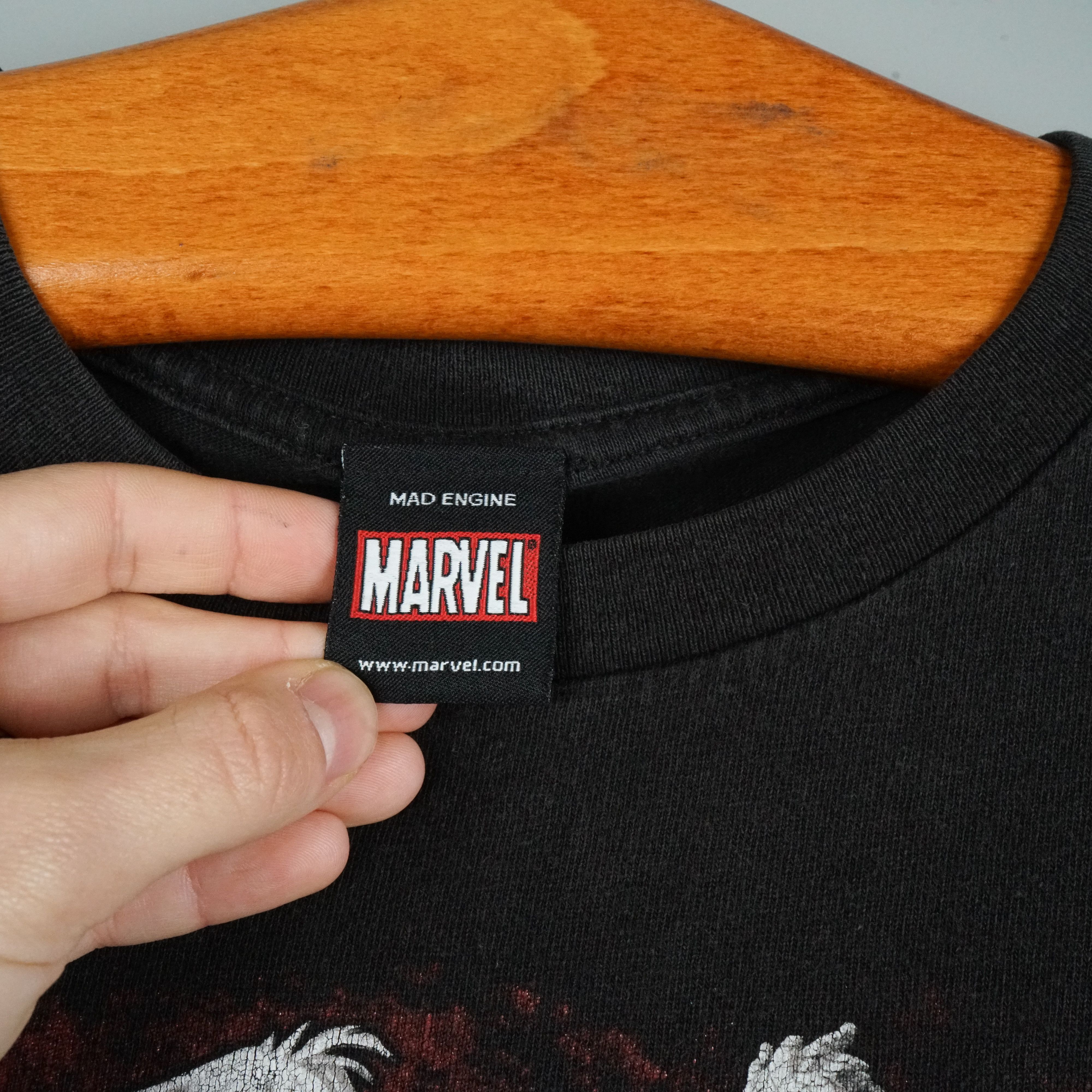 Marvel Comics × Vintage early 2000s Marvel Comics Wolverine Hulk t-shirt Size US M / EU 48-50 / 2 - 6 Thumbnail