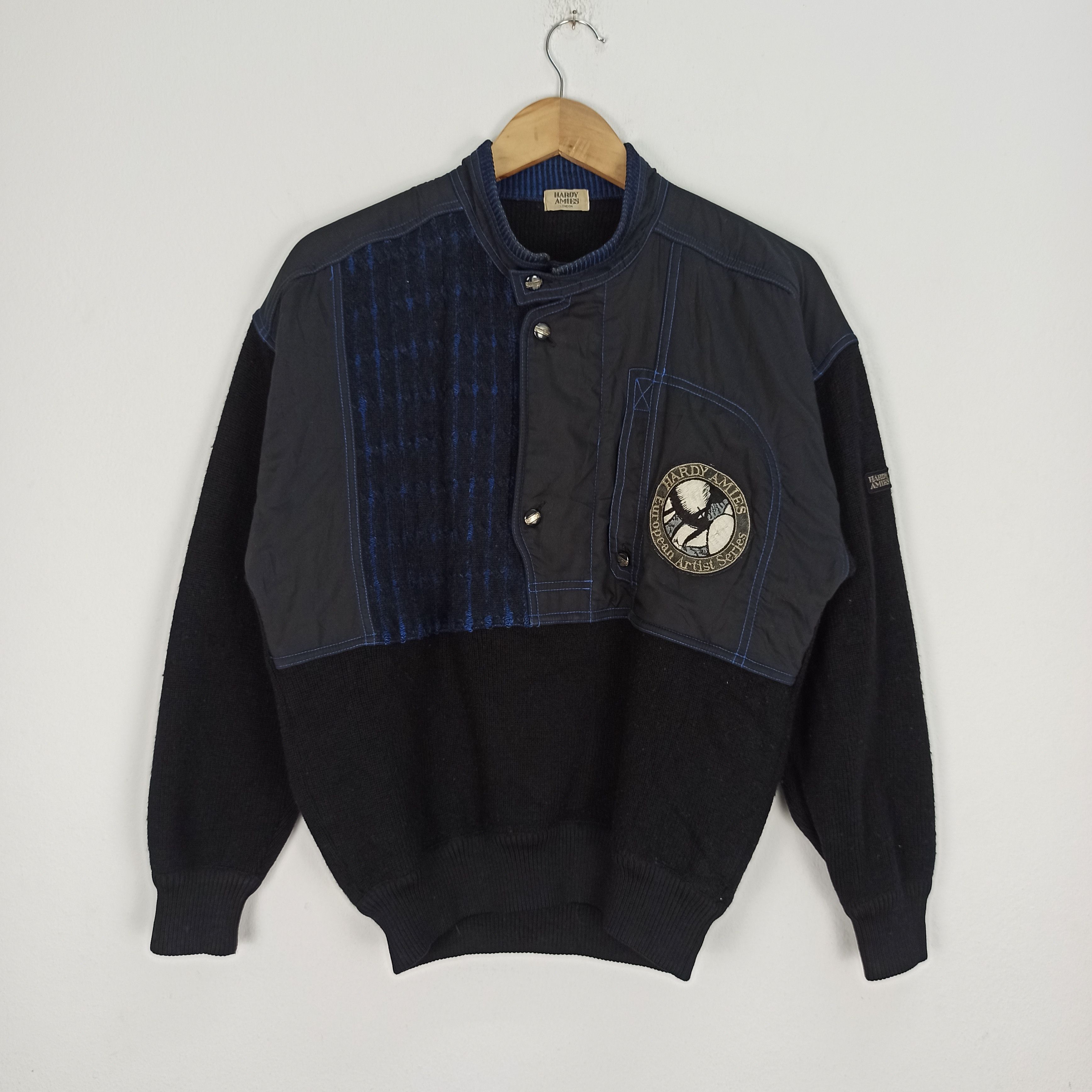 Hardy Amies Hardy Amies London "European Artist Series" Wool Sweater Size US L / EU 52-54 / 3 - 1 Thumbnail