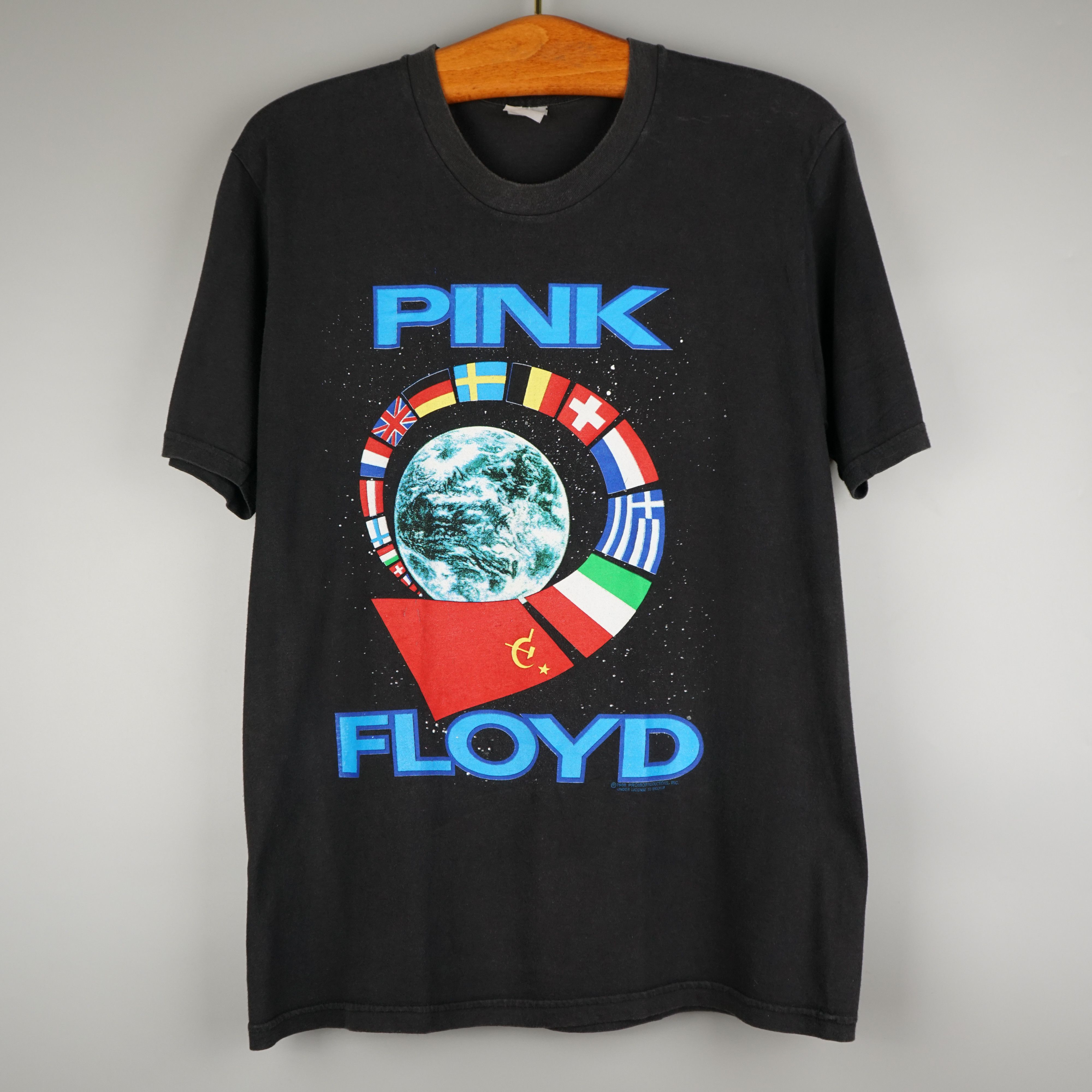 Band Tees × Pink Floyd × Vintage 1989 Pink Floyd t shirt '89 world tour Size US M / EU 48-50 / 2 - 1 Thumbnail
