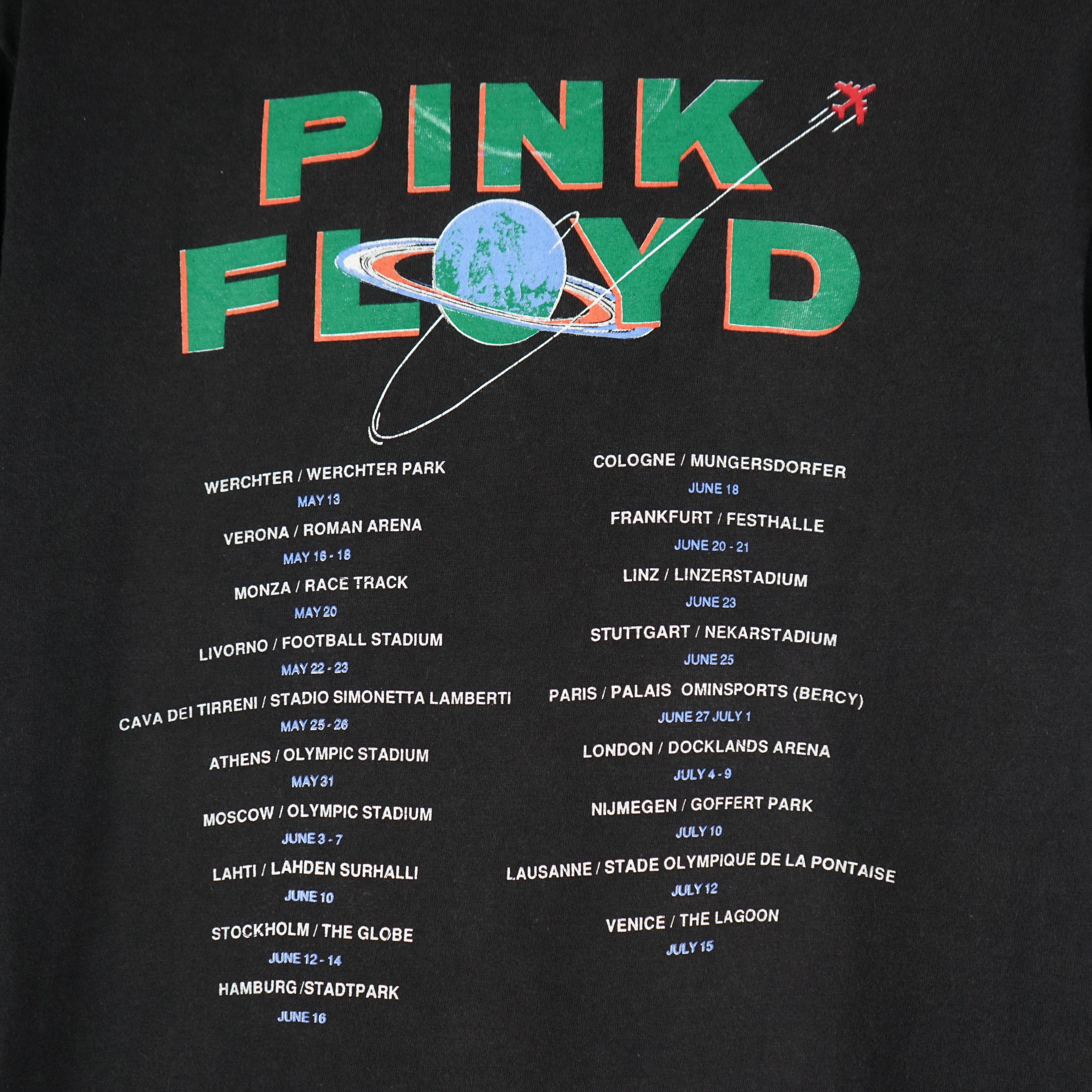 Band Tees × Pink Floyd × Vintage 1989 Pink Floyd t shirt '89 world tour Size US M / EU 48-50 / 2 - 7 Thumbnail
