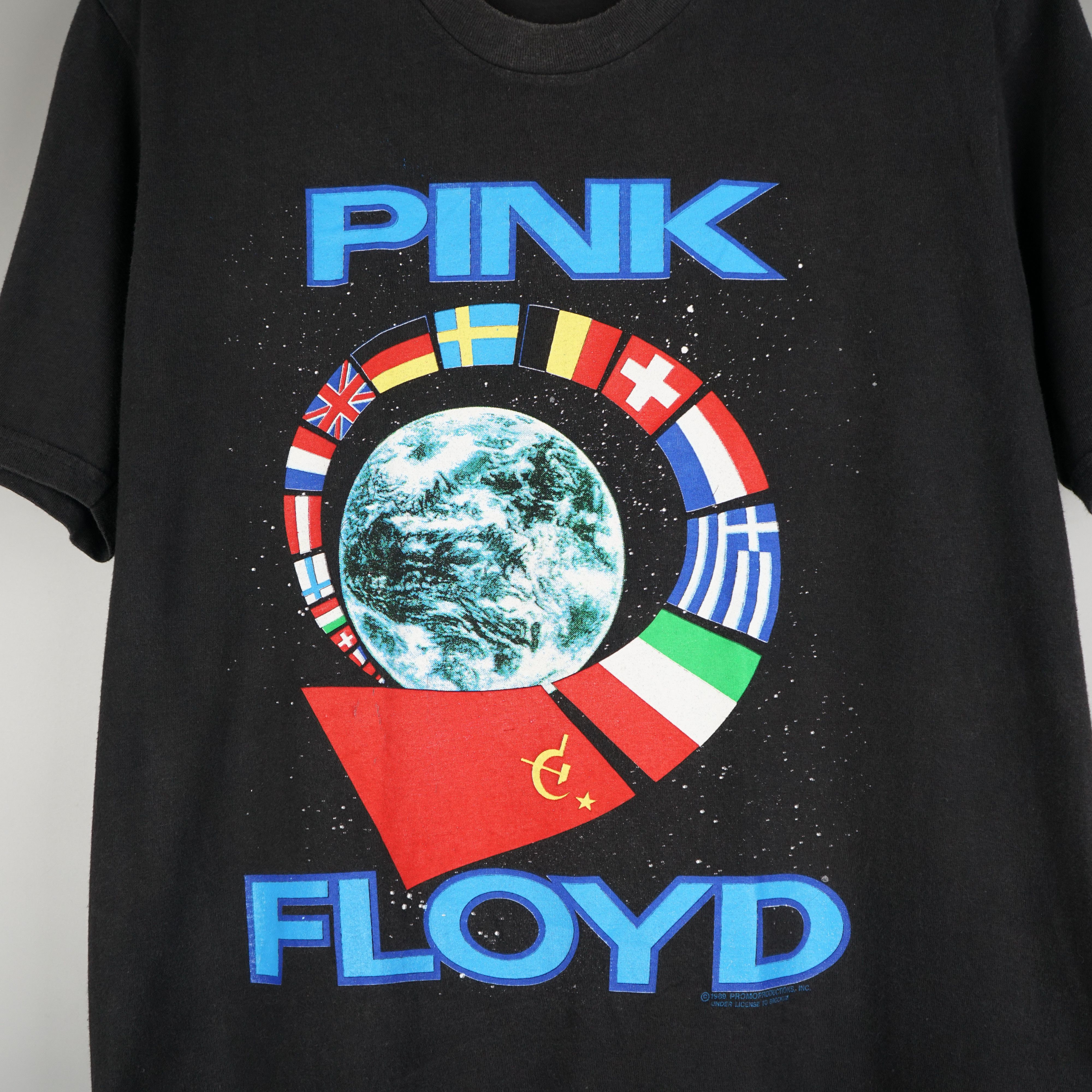 Band Tees × Pink Floyd × Vintage 1989 Pink Floyd t shirt '89 world tour Size US M / EU 48-50 / 2 - 2 Thumbnail