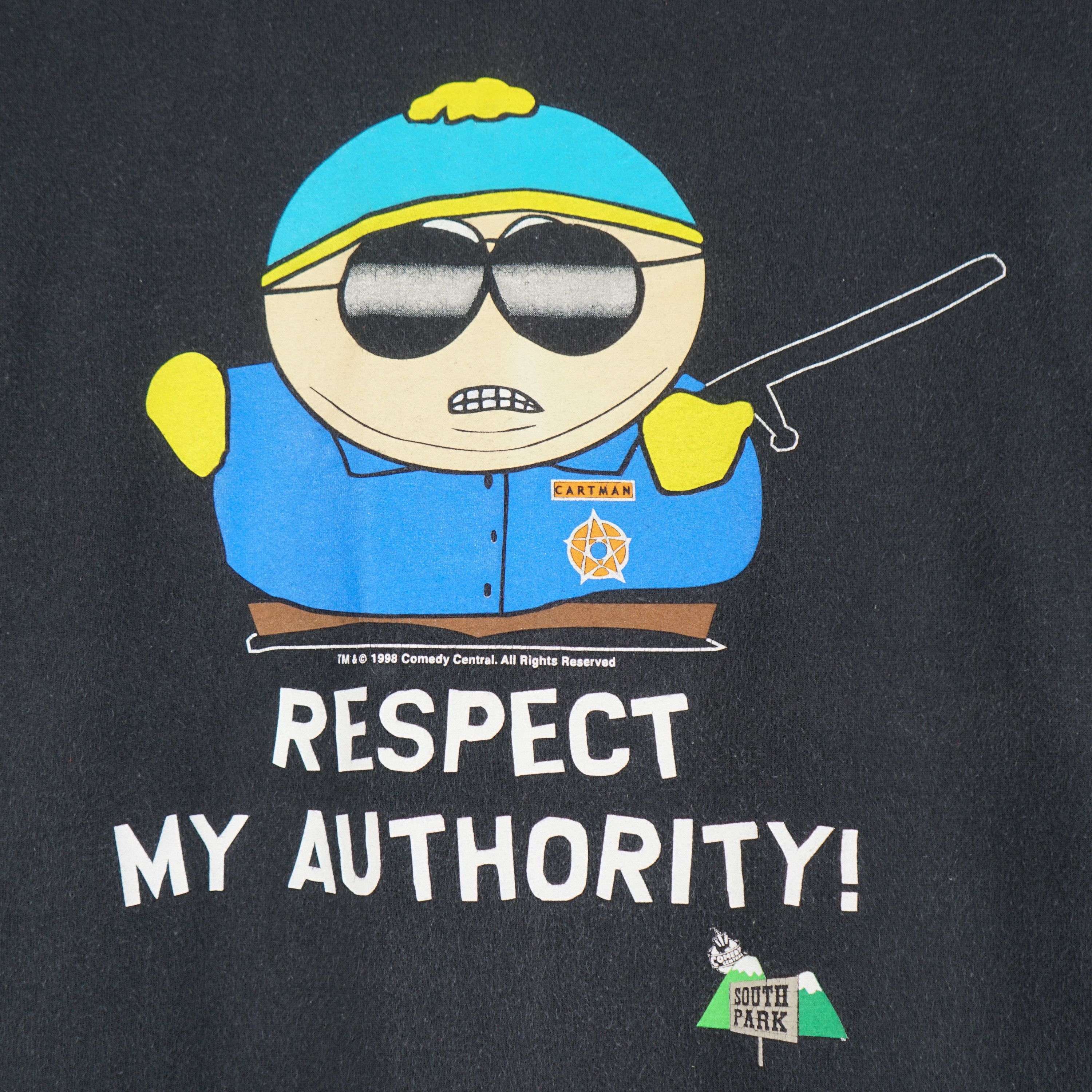 Cartoon Network × Vintage 1998 South Park Respect My Authority t-shirt Size US M / EU 48-50 / 2 - 2 Thumbnail