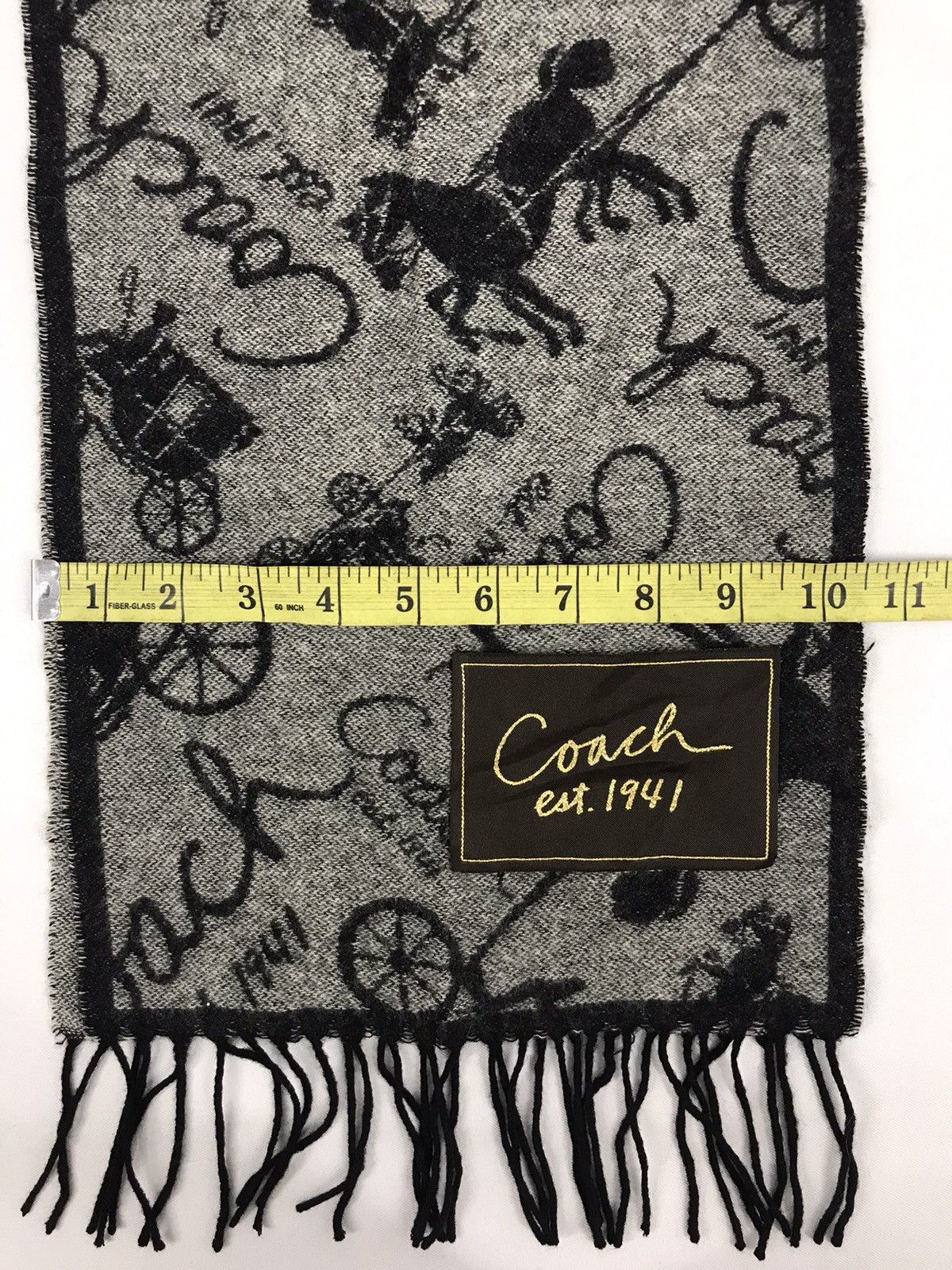 Coach Vintage Coach Muffler Scarf Luxury High Fashion Designer Size ONE SIZE - 5 Thumbnail