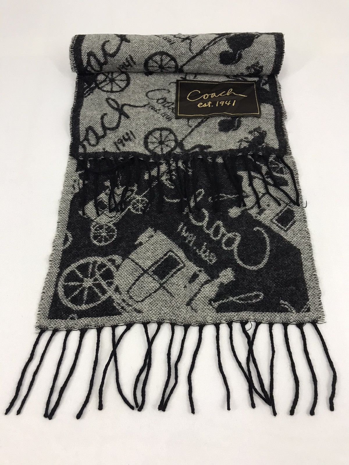 Coach Vintage Coach Muffler Scarf Luxury High Fashion Designer Size ONE SIZE - 1 Thumbnail