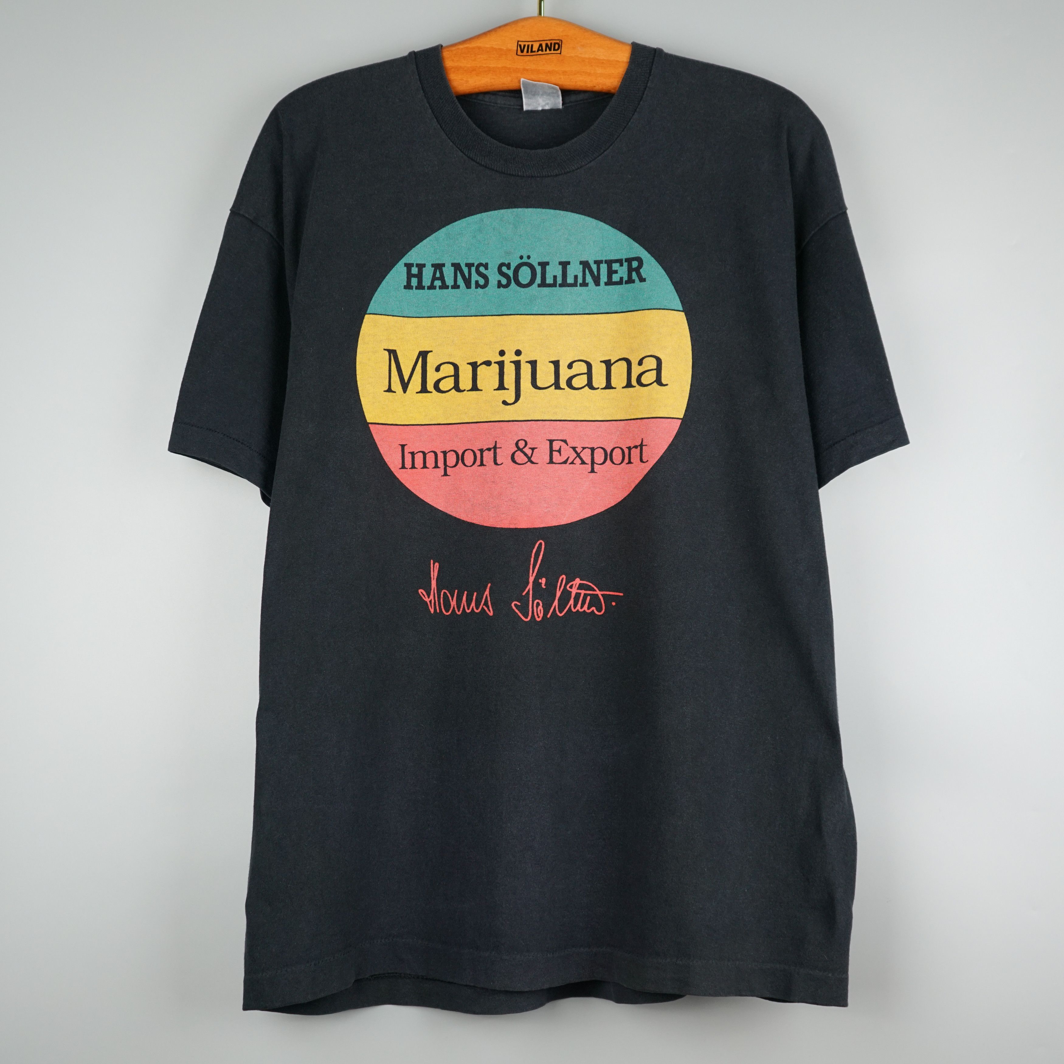 Vintage 1990s Marijuana 1mport&3xport t-shirt Weed Size US XXL / EU 58 / 5 - 1 Thumbnail