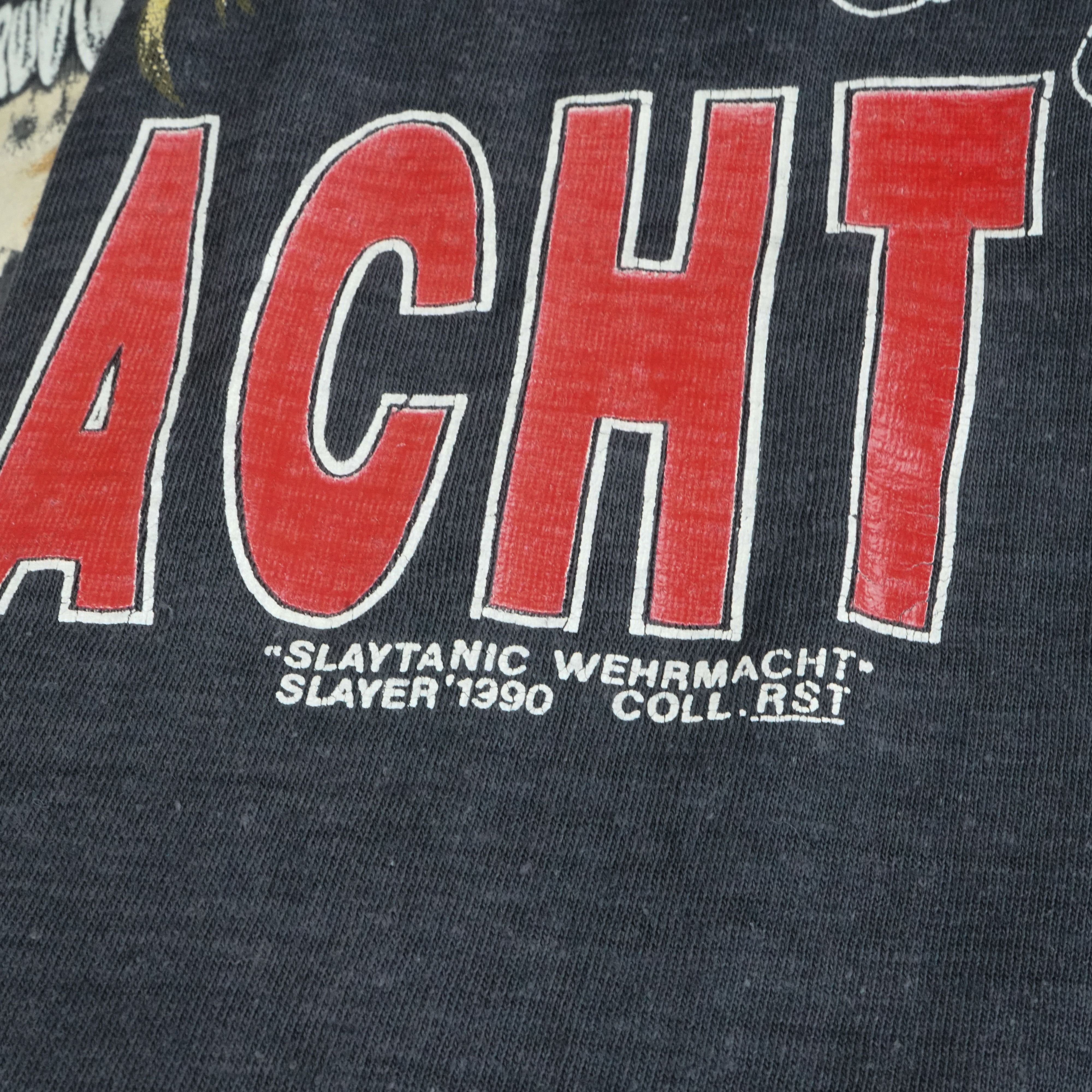 Band Tees 1990 Slayer t-shirt Slaytanic Wehrmacht Size US M / EU 48-50 / 2 - 5 Thumbnail