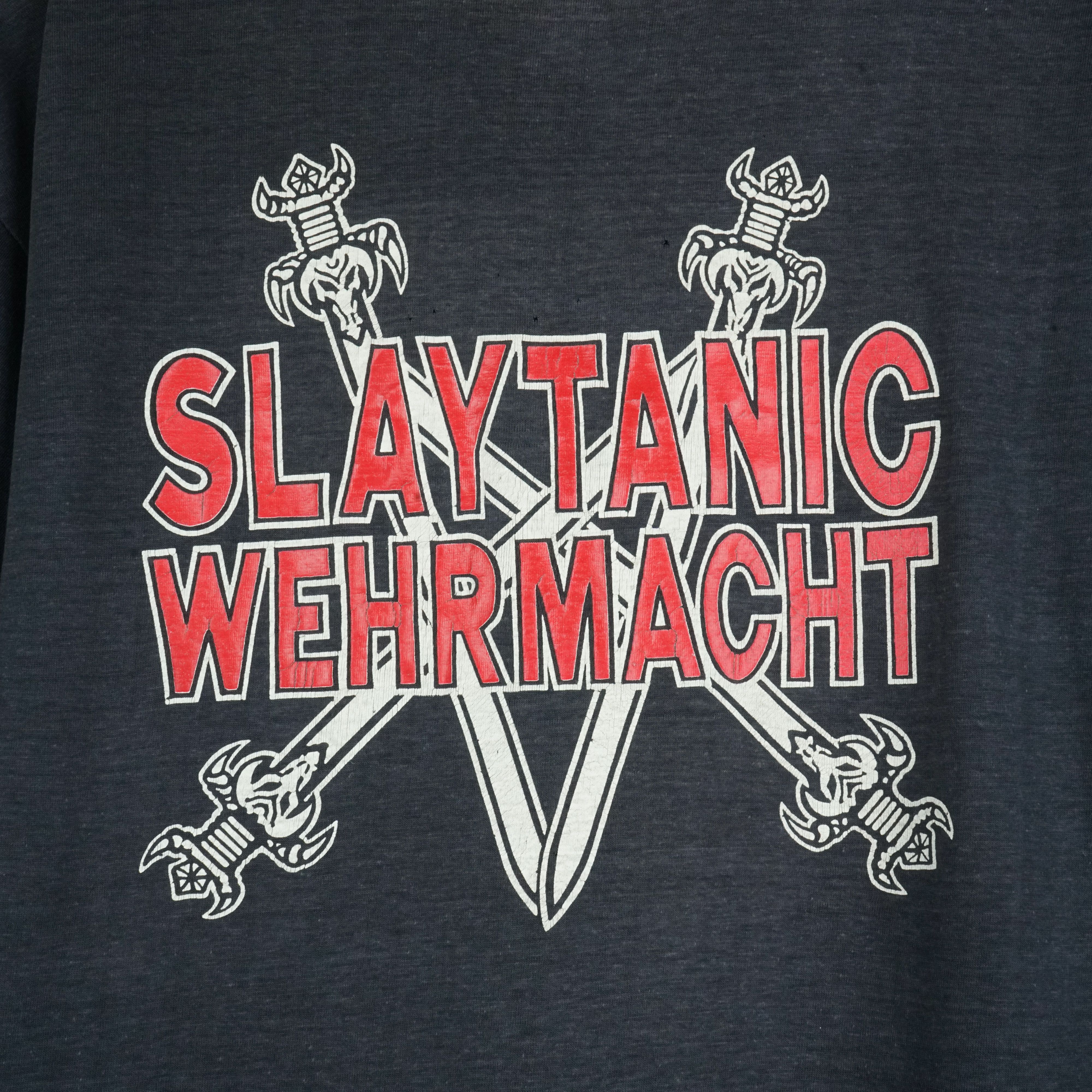 Band Tees 1990 Slayer t-shirt Slaytanic Wehrmacht Size US M / EU 48-50 / 2 - 8 Thumbnail