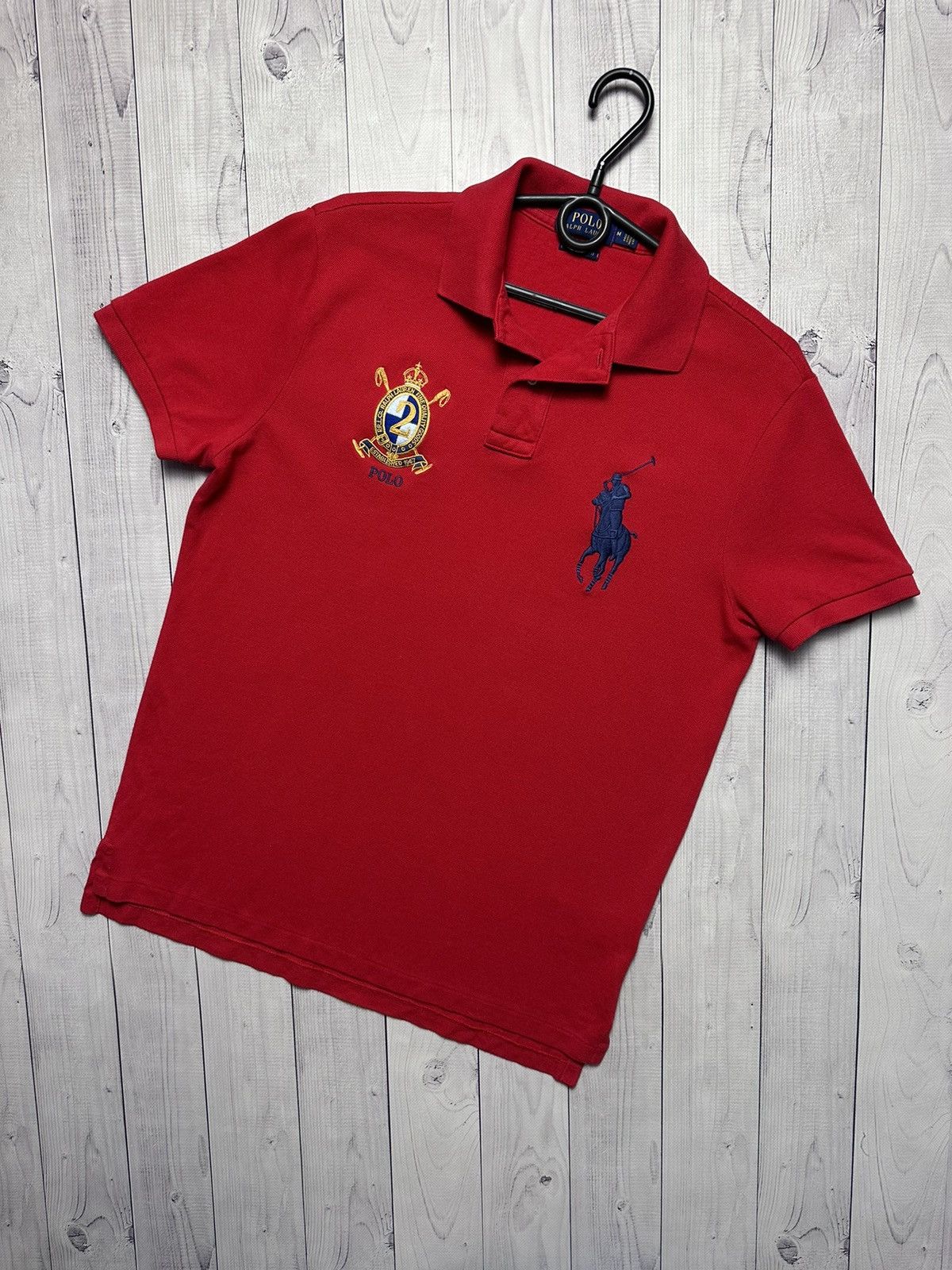 Polo Ralph Lauren Polo Ralph Lauren red big logo size M Size US M / EU 48-50 / 2 - 1 Thumbnail