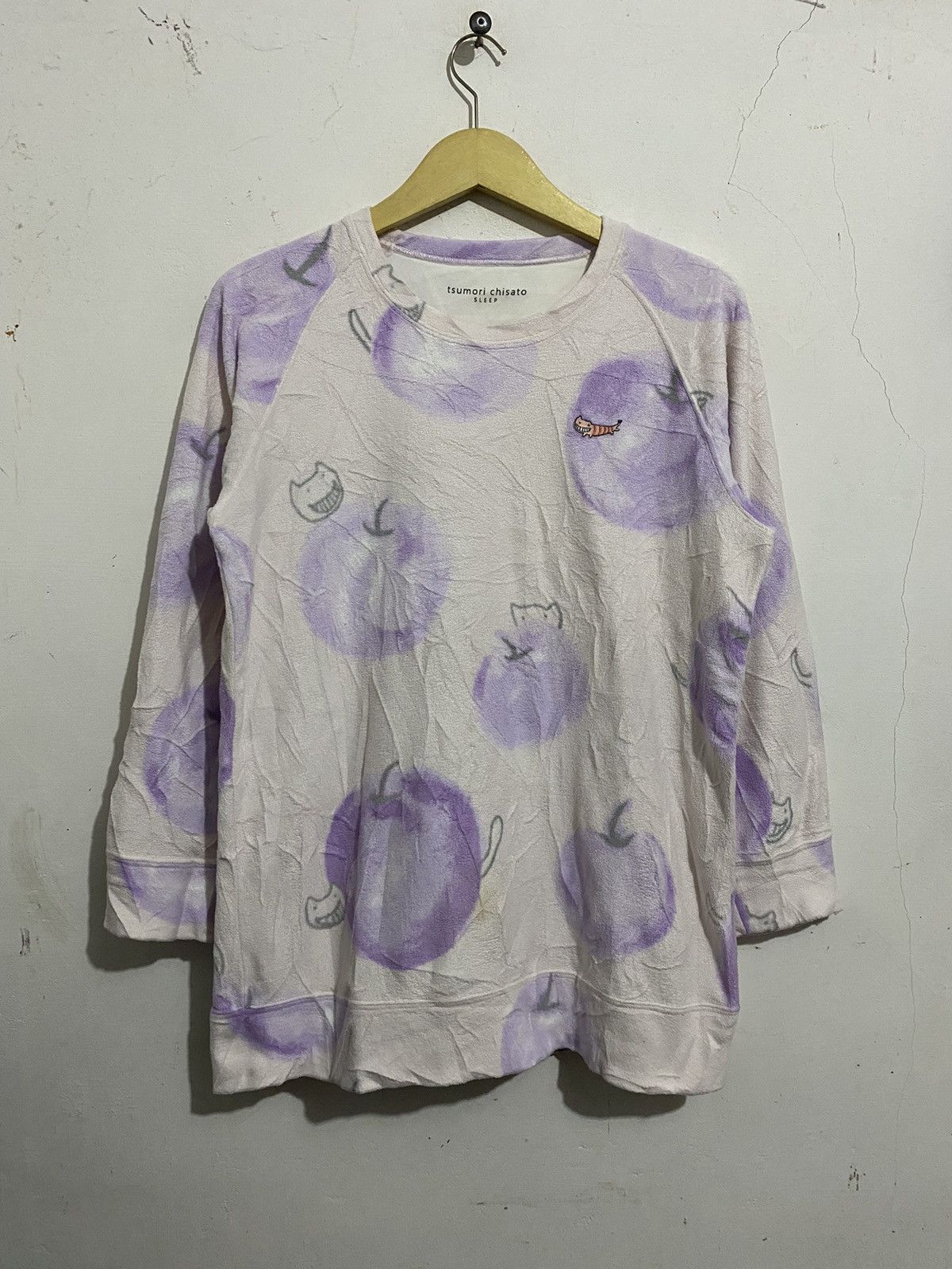 Issey Miyake Issey Miyake-Tsumori Chisato Velvet Sweatshirt Cats Size US M / EU 48-50 / 2 - 1 Thumbnail