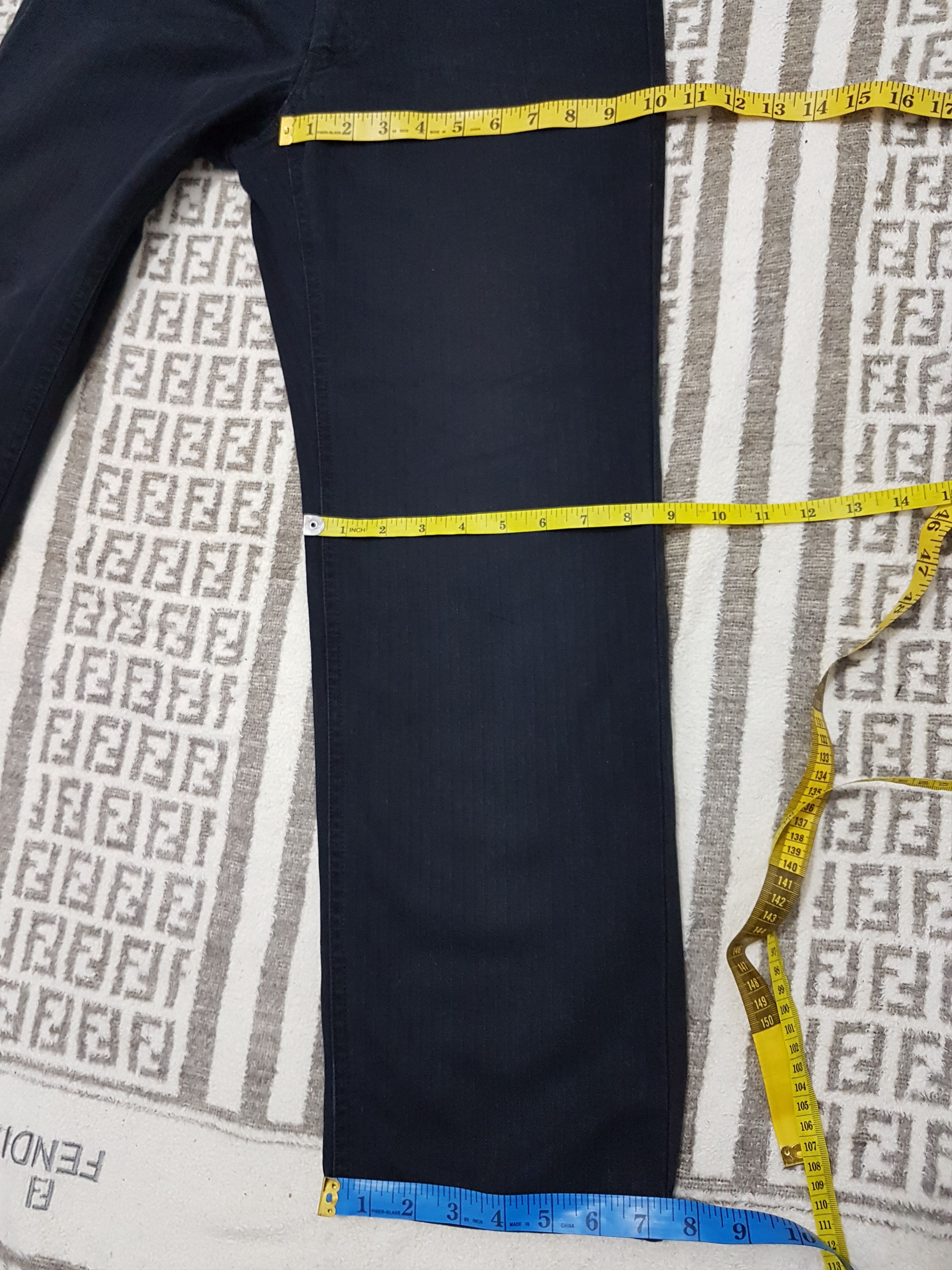 Yohji Yamamoto Yohji yamamoto Design Herringbone Twill Pants Size US 30 / EU 46 - 2 Thumbnail