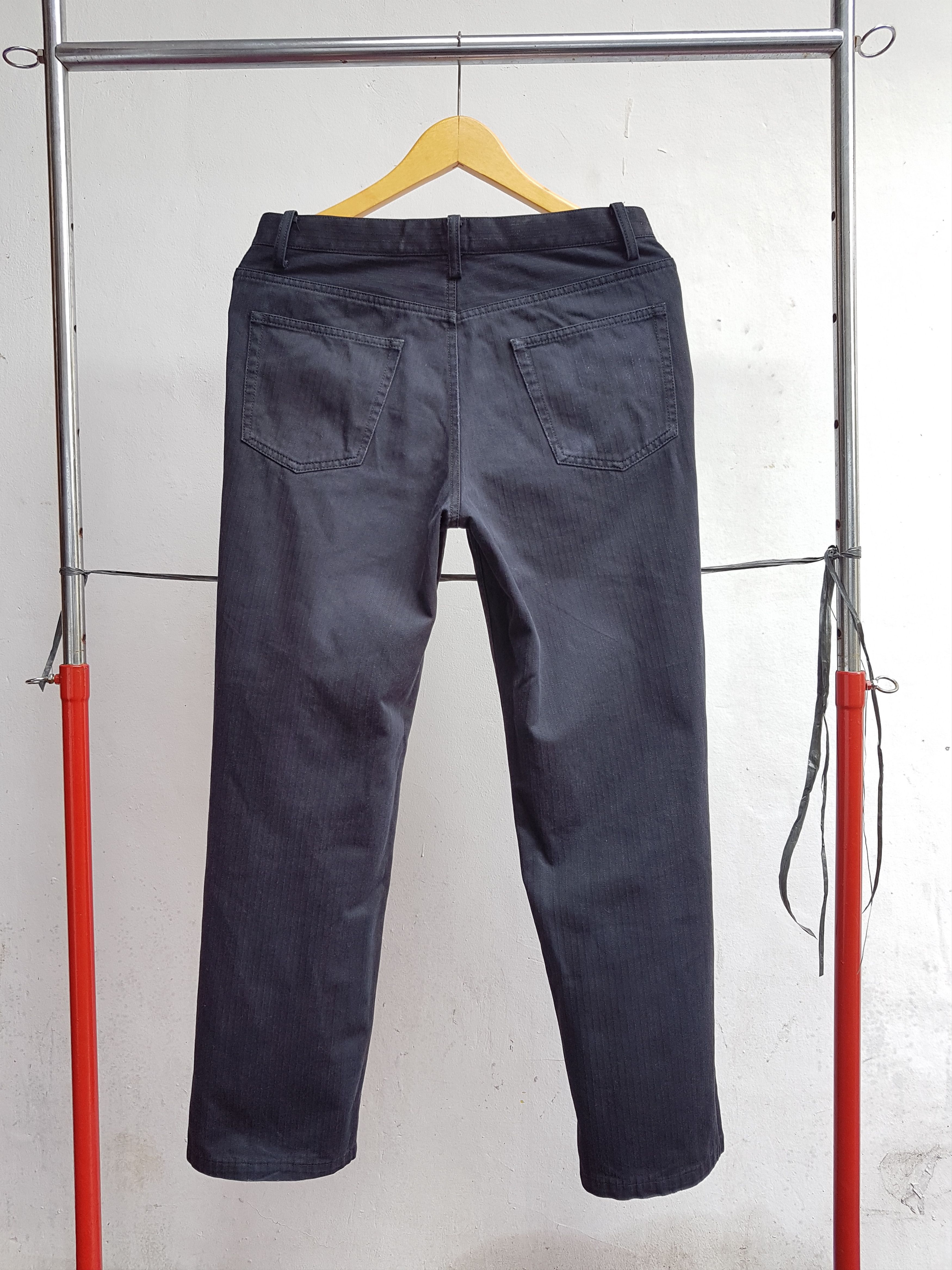 Yohji Yamamoto Yohji yamamoto Design Herringbone Twill Pants Size US 30 / EU 46 - 6 Thumbnail