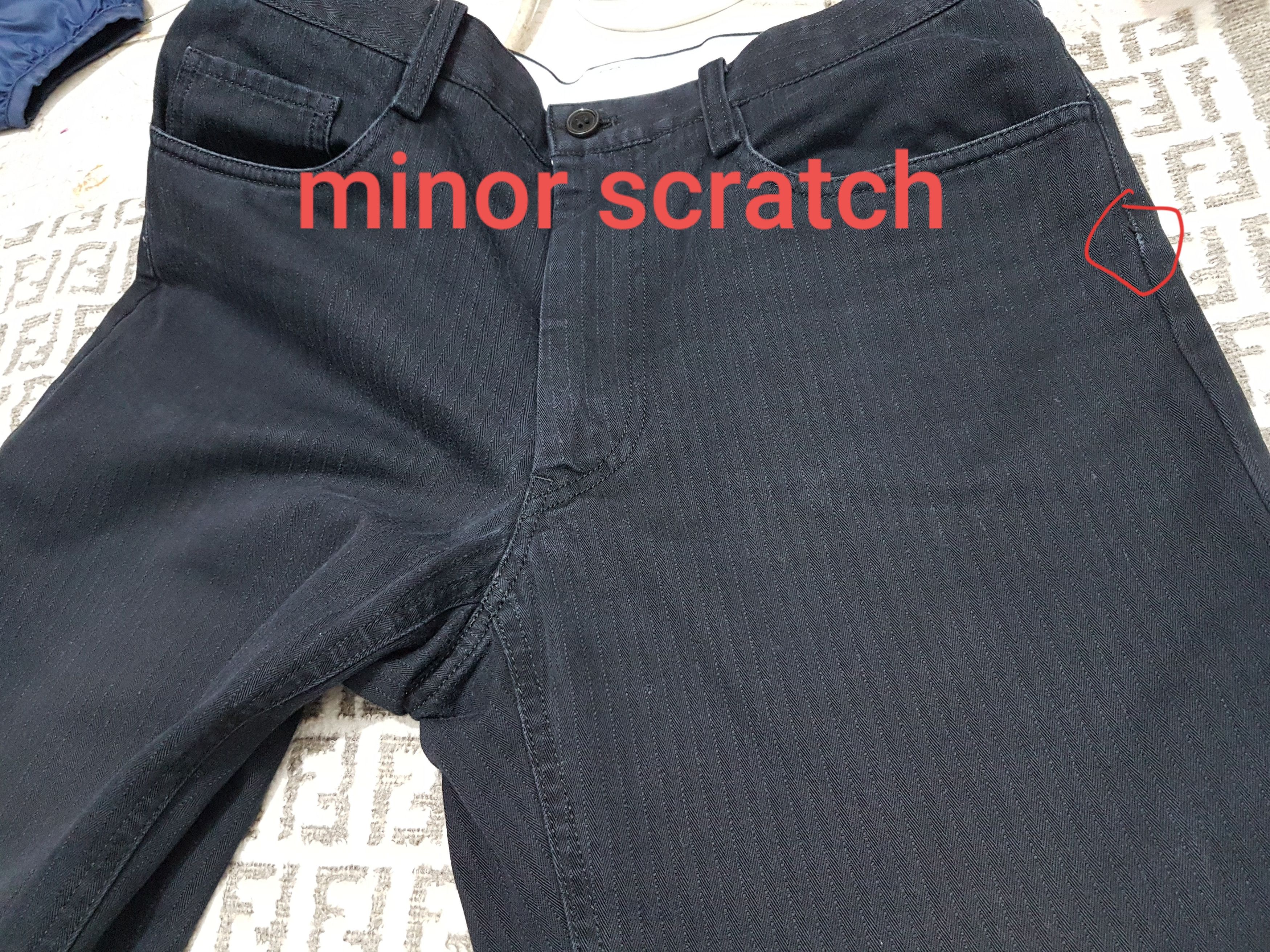 Yohji Yamamoto Yohji yamamoto Design Herringbone Twill Pants Size US 30 / EU 46 - 13 Thumbnail