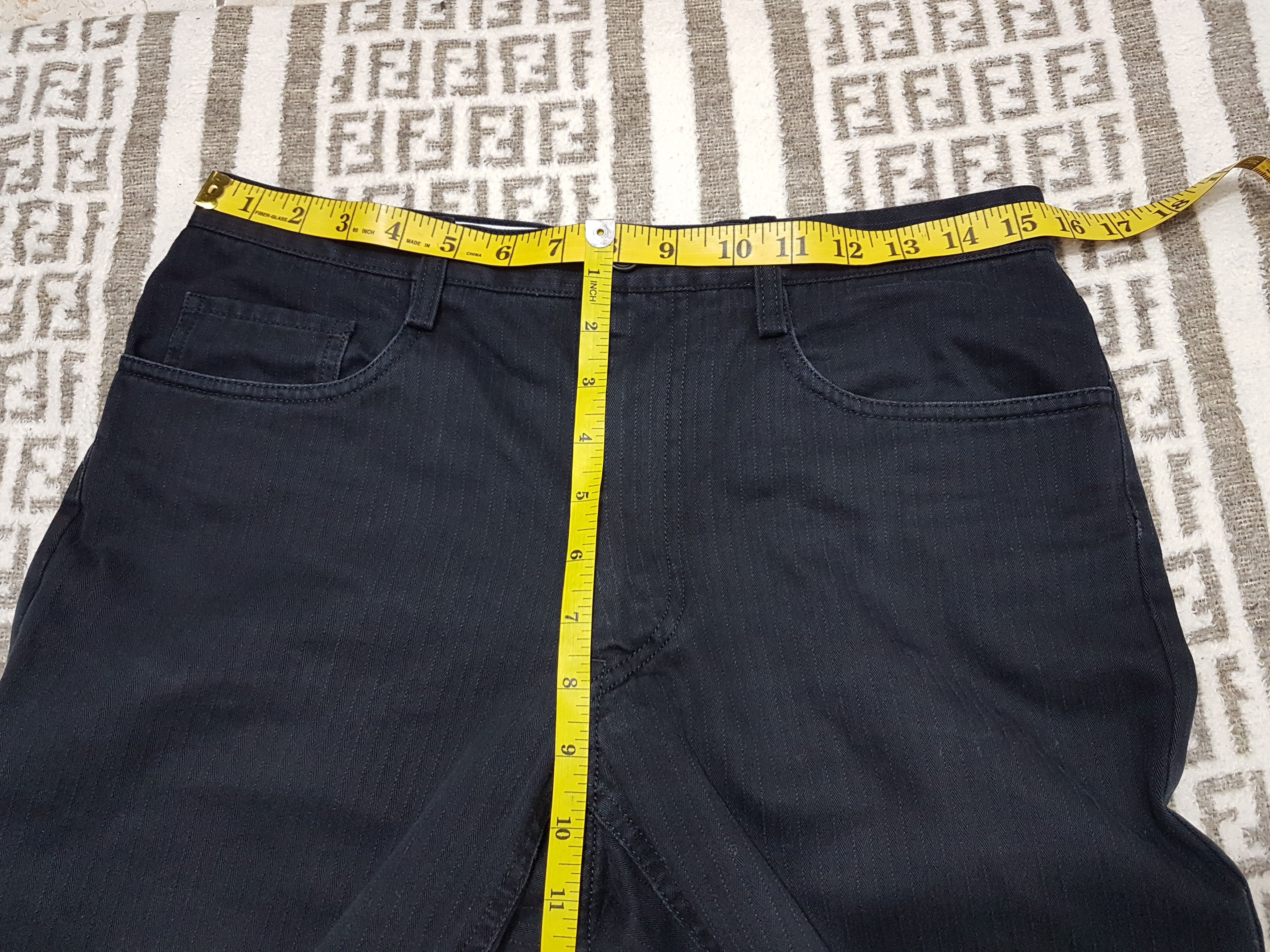 Yohji Yamamoto Yohji yamamoto Design Herringbone Twill Pants Size US 30 / EU 46 - 4 Thumbnail