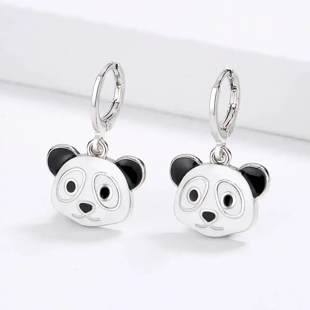 Anime Panda Earrings Size ONE SIZE - 1 Thumbnail
