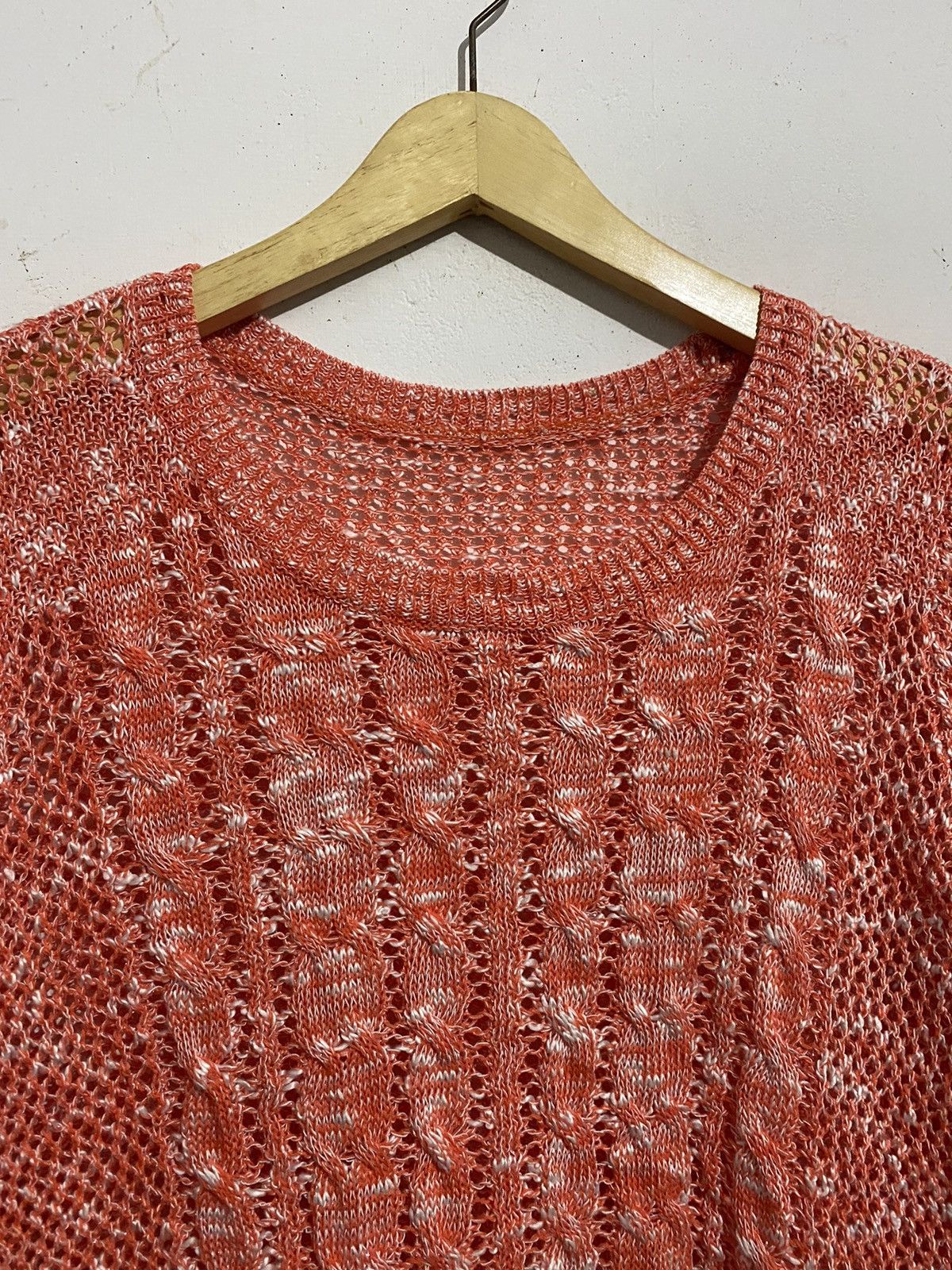 Issey Miyake 💸BINDINGOFFER💸Joinus-Knitted Fishnet Orange Junya Style Size US M / EU 48-50 / 2 - 2 Thumbnail