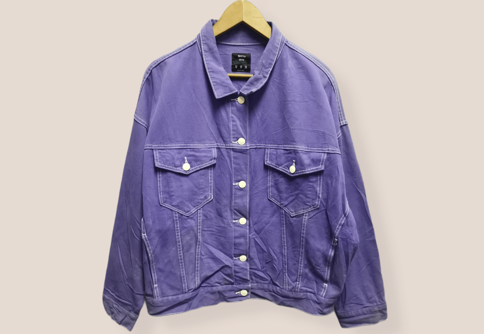 Bershka × Designer Bershka Denim Jacket Size US M / EU 48-50 / 2 - 1 Thumbnail