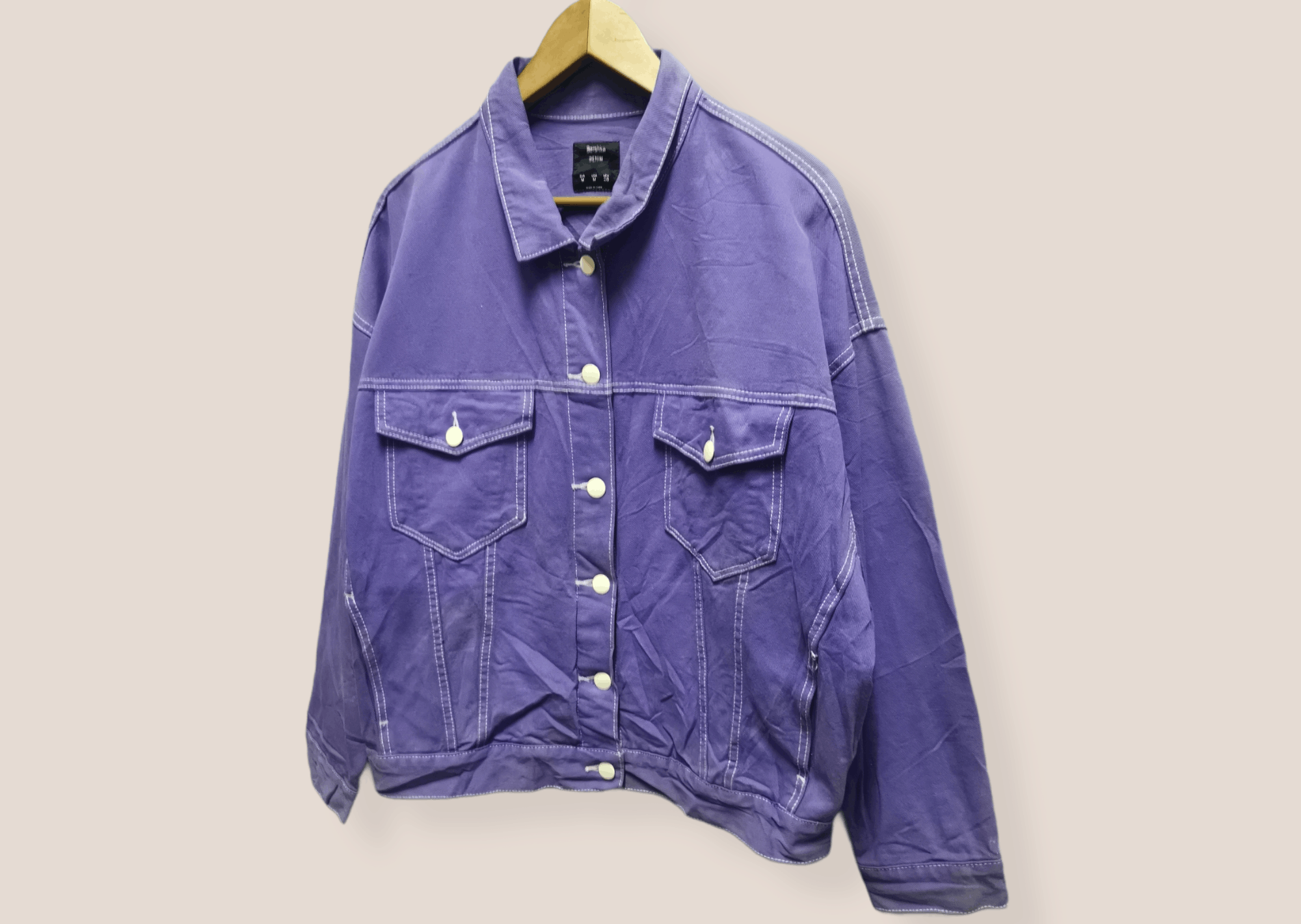 Bershka × Designer Bershka Denim Jacket Size US M / EU 48-50 / 2 - 2 Thumbnail
