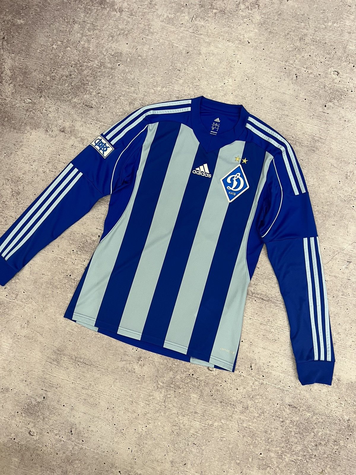 Adidas ⚪️🔵Adidas Dynamo Kyiv 2014 Long Sleeve Jersey Size US S / EU 44-46 / 1 - 2 Thumbnail