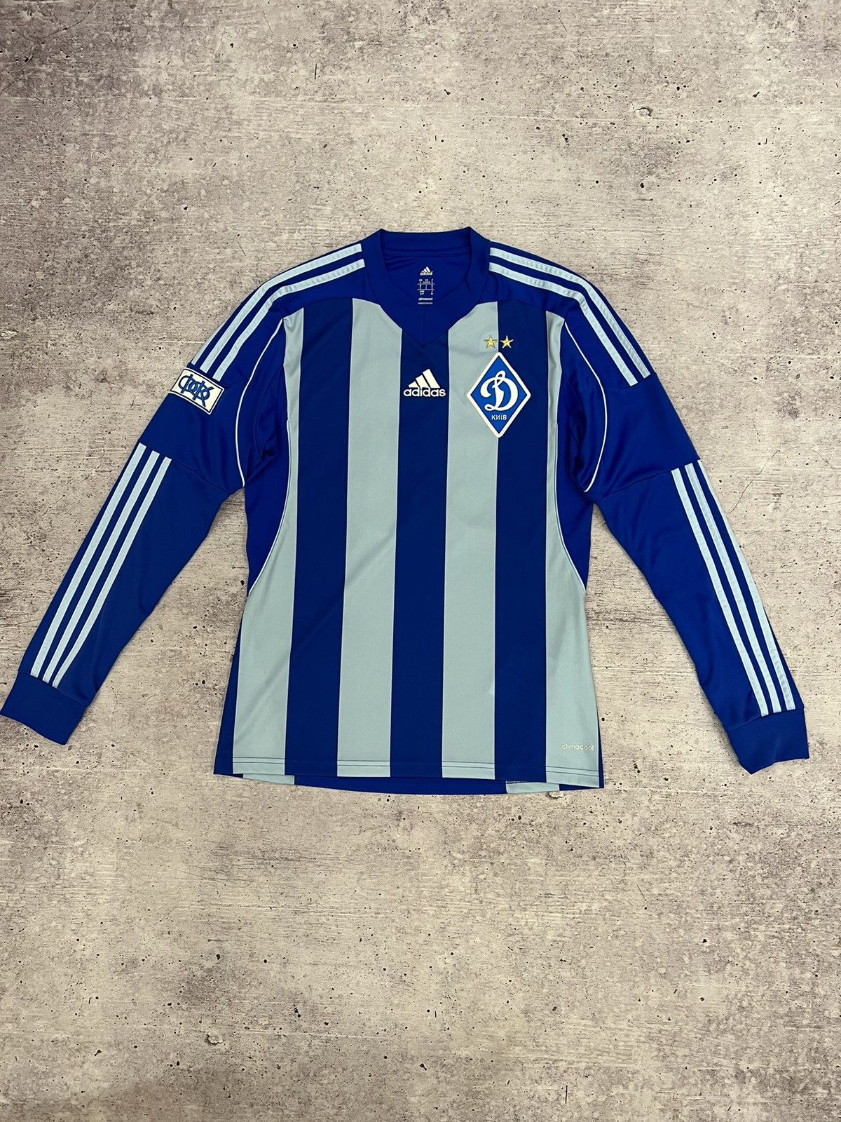 Adidas ⚪️🔵Adidas Dynamo Kyiv 2014 Long Sleeve Jersey Size US S / EU 44-46 / 1 - 1 Thumbnail