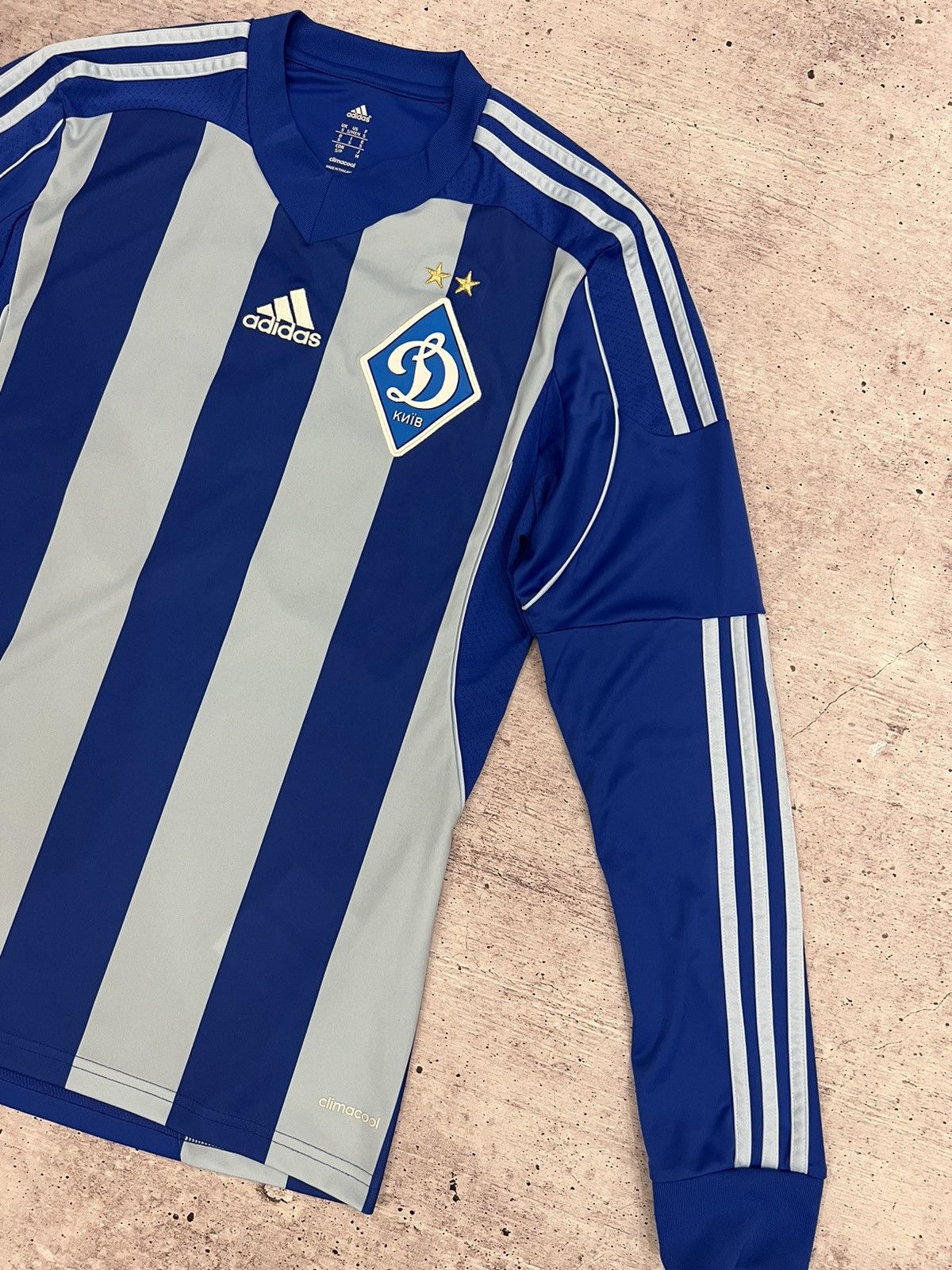 Adidas ⚪️🔵Adidas Dynamo Kyiv 2014 Long Sleeve Jersey Size US S / EU 44-46 / 1 - 6 Thumbnail
