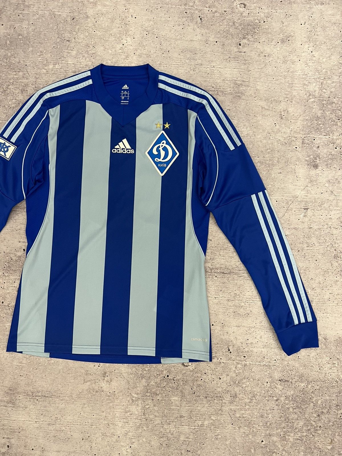 Adidas ⚪️🔵Adidas Dynamo Kyiv 2014 Long Sleeve Jersey Size US S / EU 44-46 / 1 - 3 Thumbnail